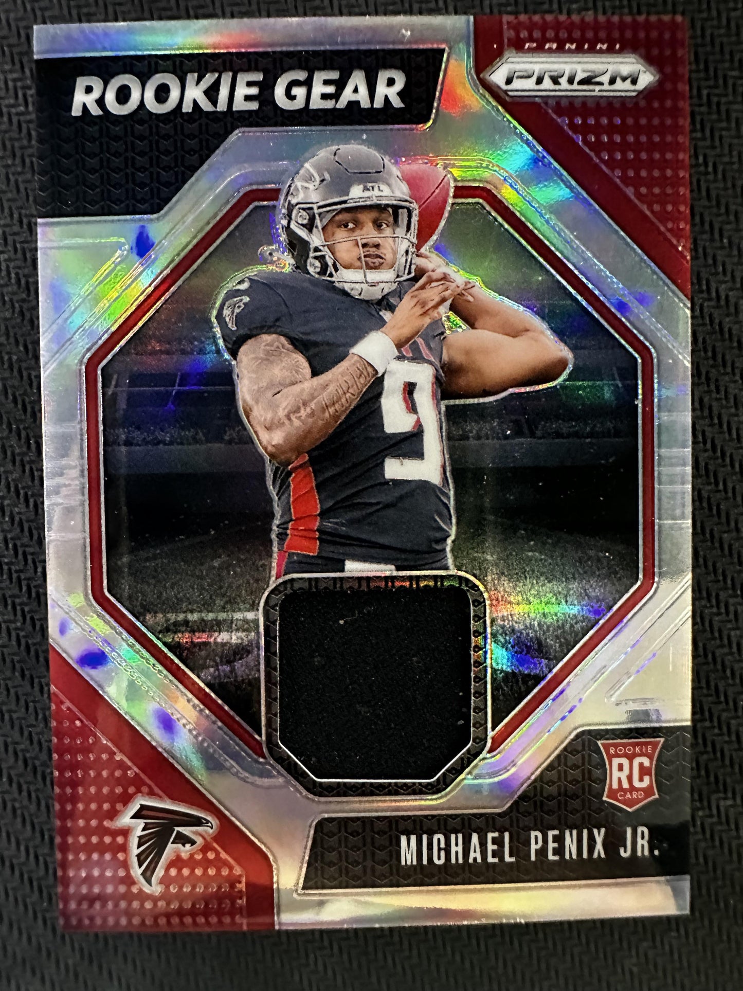 #RG-MPJ Michael Penix Jr. 2024 Panini Prizm MEM Atlanta Falcons Rookie Gear