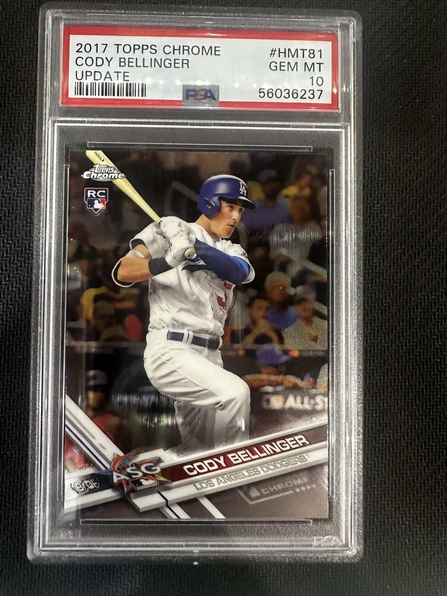 #HMT81 Cody Bellinger 2017 Topps Chrome Update 10 GEM-MT sports Update