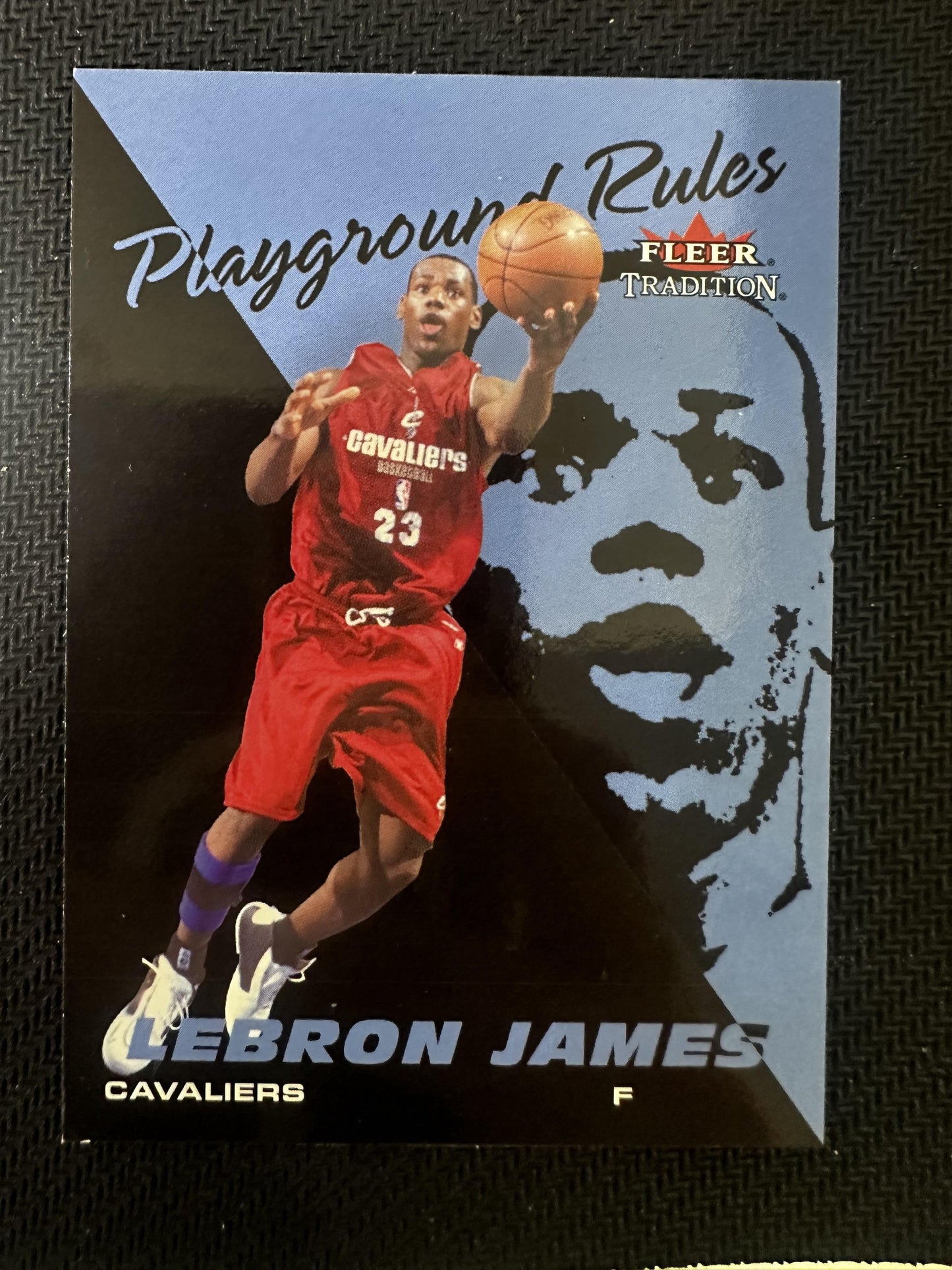 #1 PR LeBron James 2003-04 Fleer Tradition Cleveland Cavaliers Playground Rules