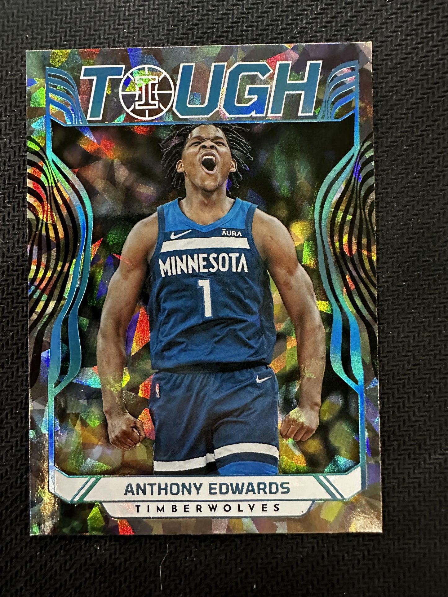 #17 Anthony Edwards 2021-22 Panini Illusions Minnesota Timberwolves sports Tough