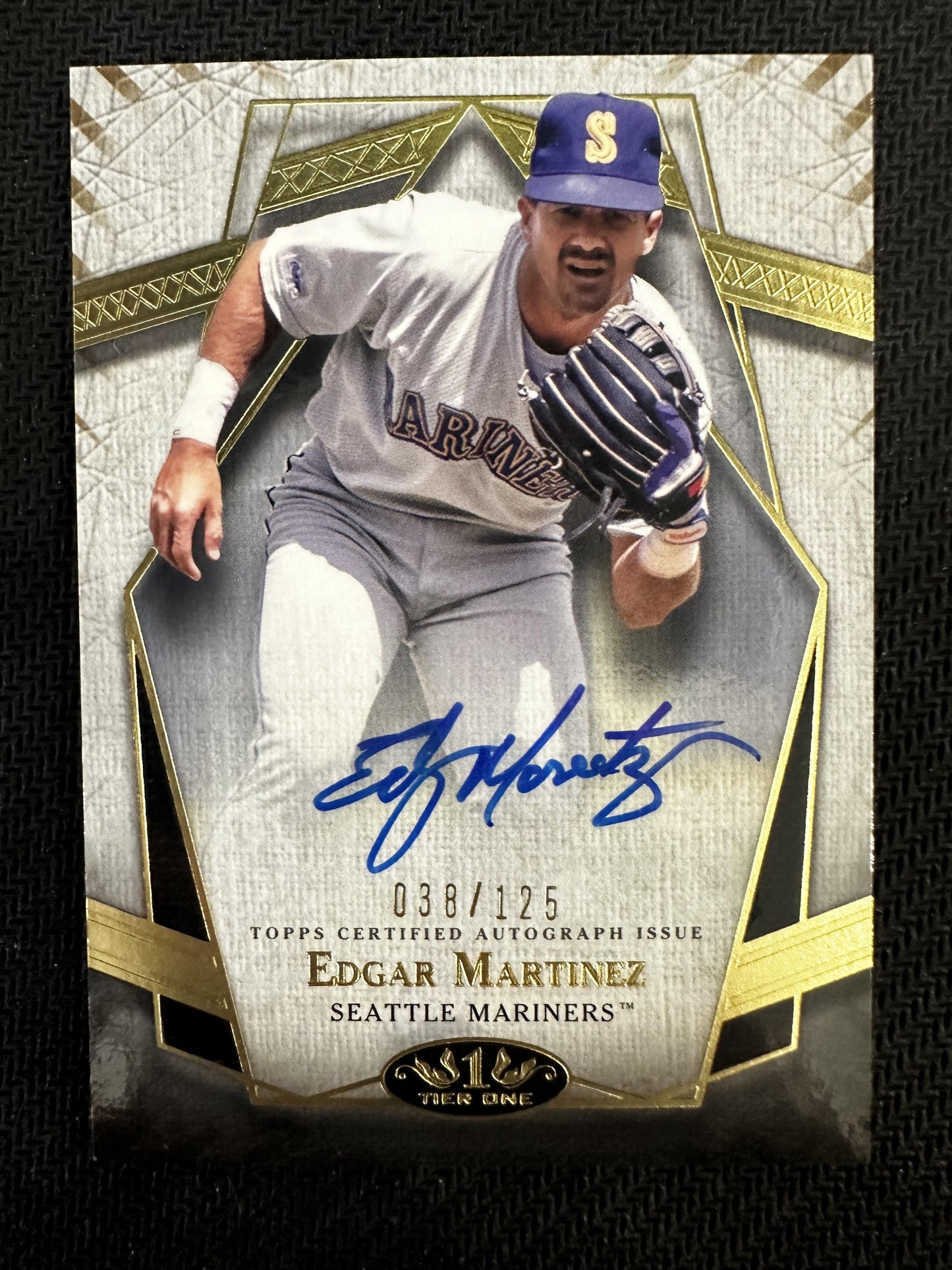 #PPA-EM Edgar Martinez 2022 Topps Tier One - Prime Performers Auto /125 Mariners