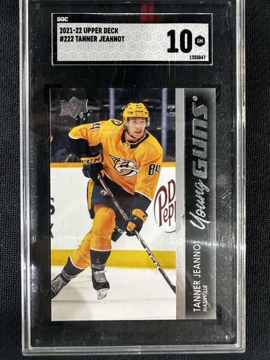 #222 Tanner Jeannot 2021-22 Upper Deck RC Rookie 10
