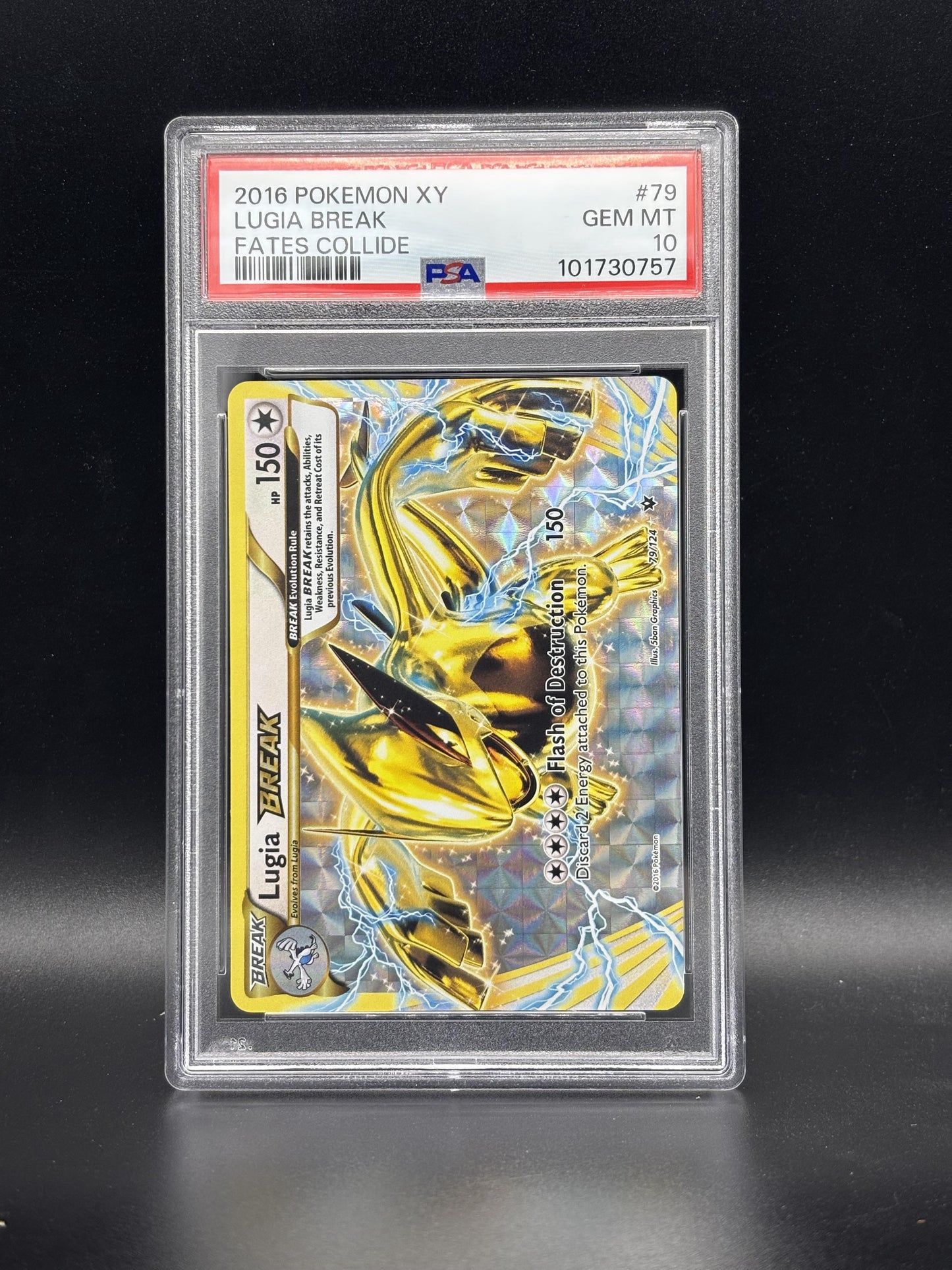 #079/124 Lugia Break PSA 10