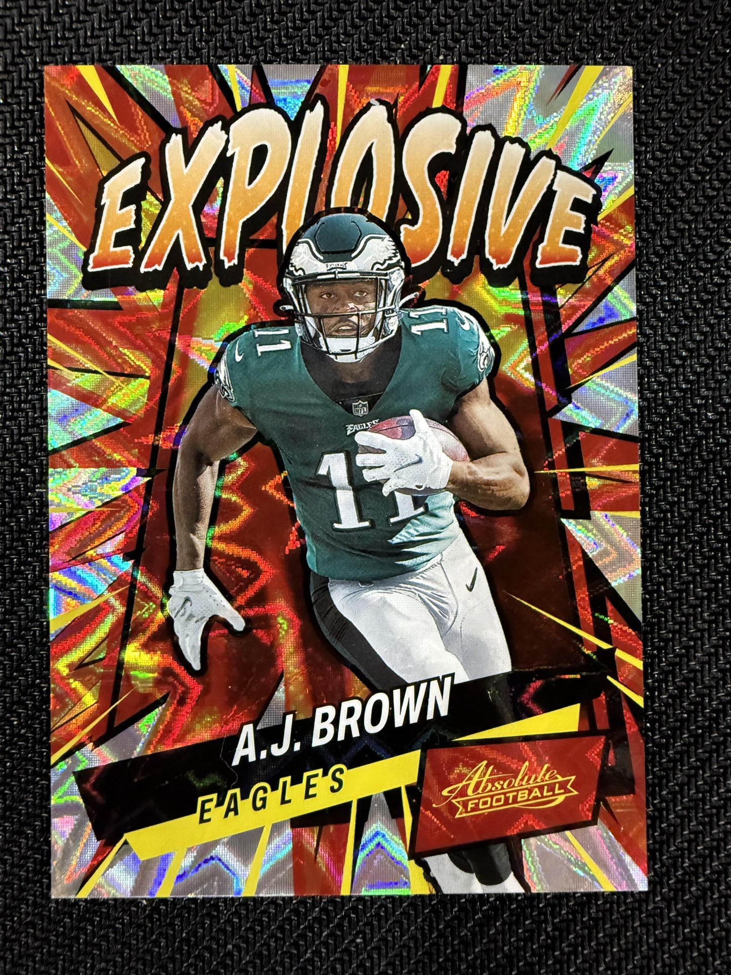 #E29 A.J. Brown 2022 Panini Absolute Philadelphia Eagles sports Explosive