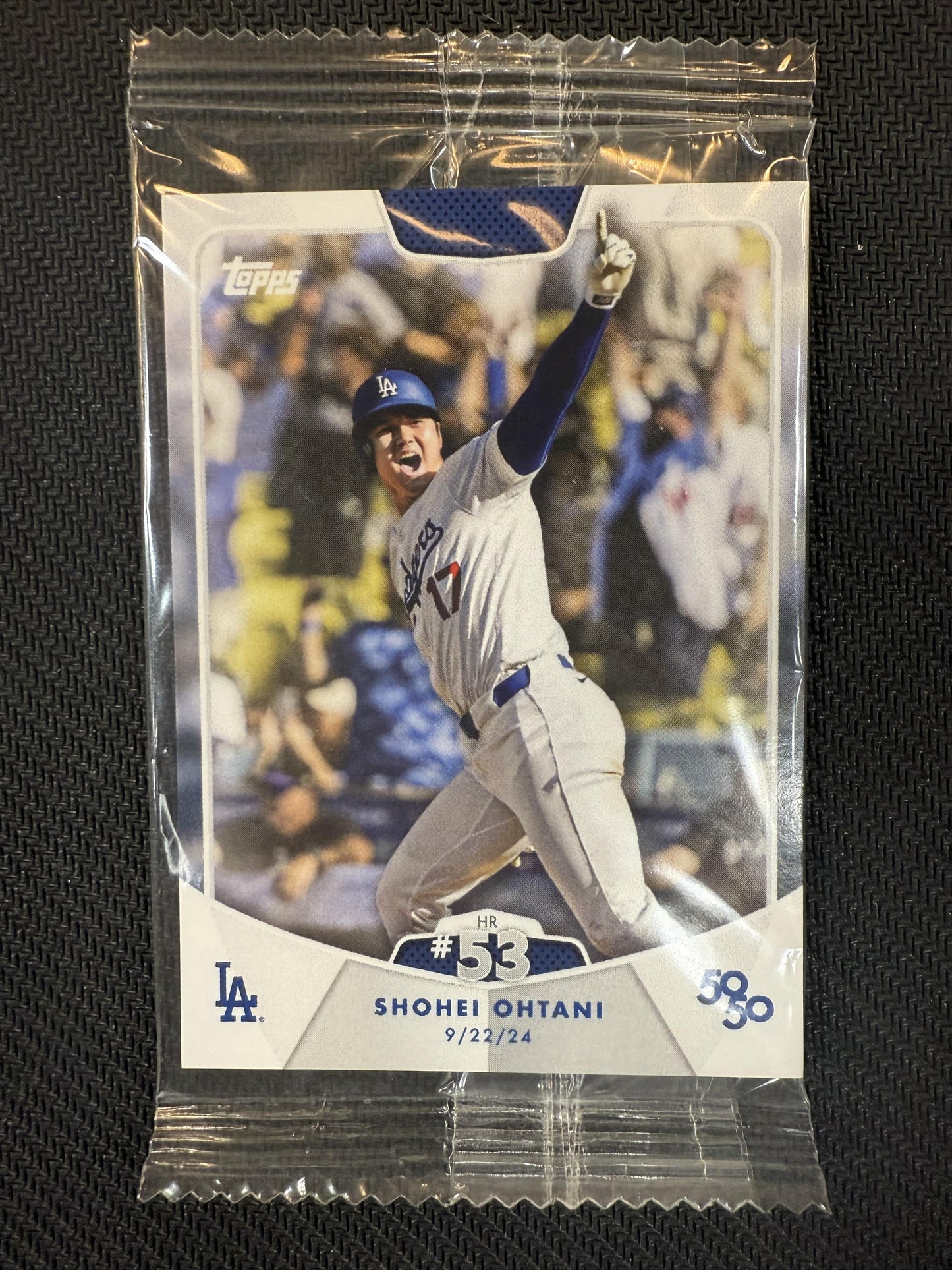 #108 Shohei Ohtani 2024 Topps 50/50 HR#53 SP Sealed