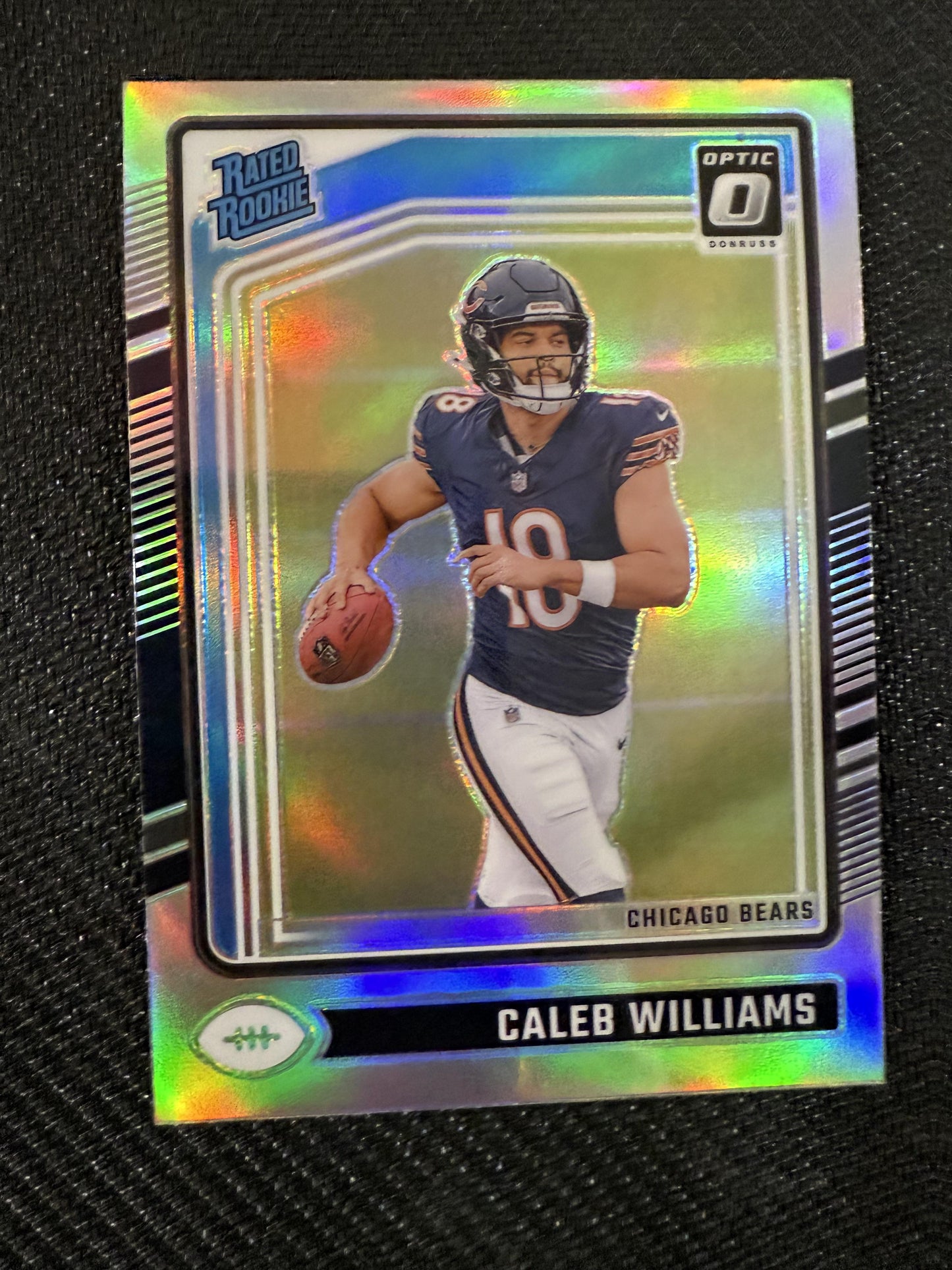 #201 Caleb Williams 2024 Donruss Optic Chicago Bears sports Holo