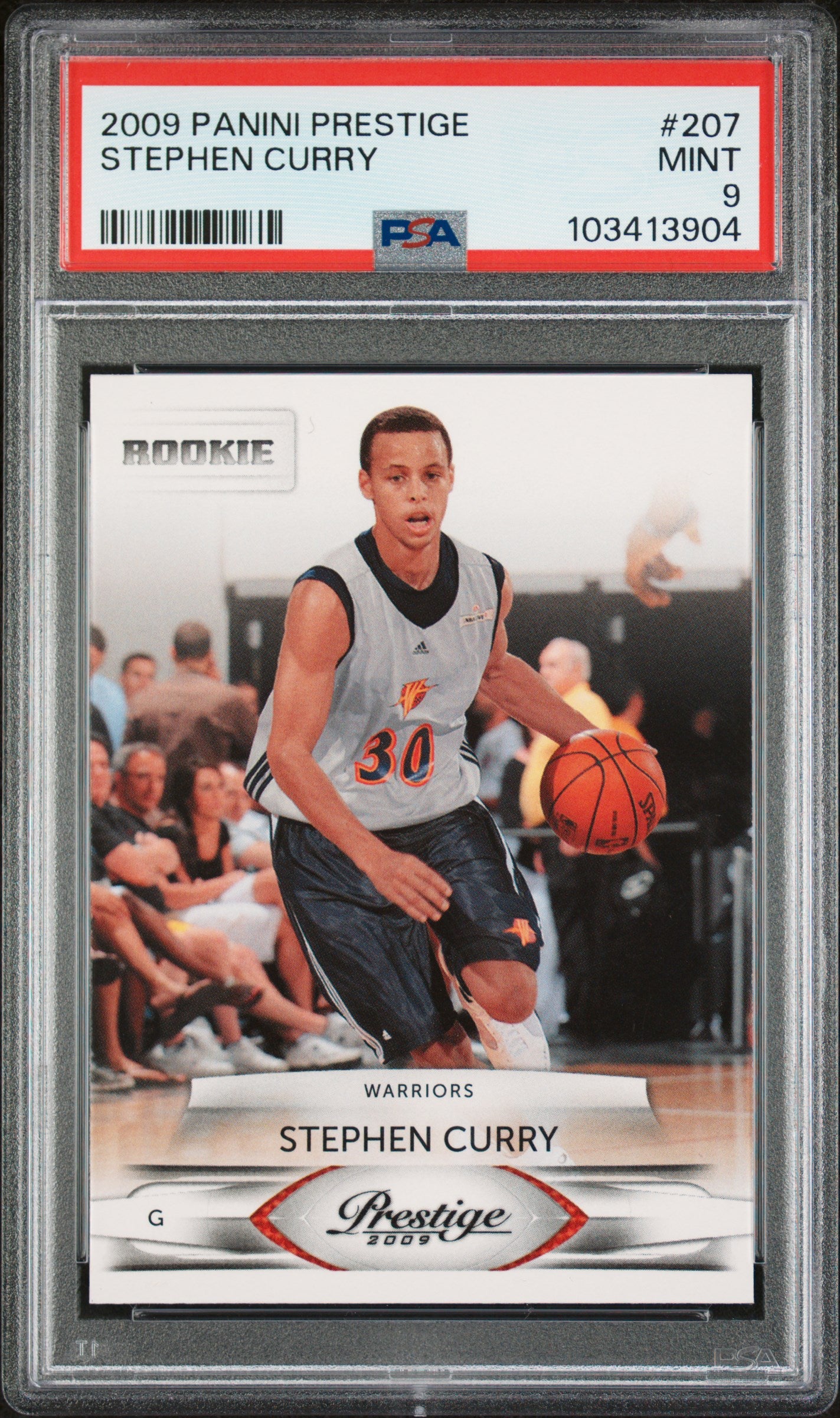 #207 Stephen Curry 2009 Panini Prestige 9 El Paso Diablos MT sports