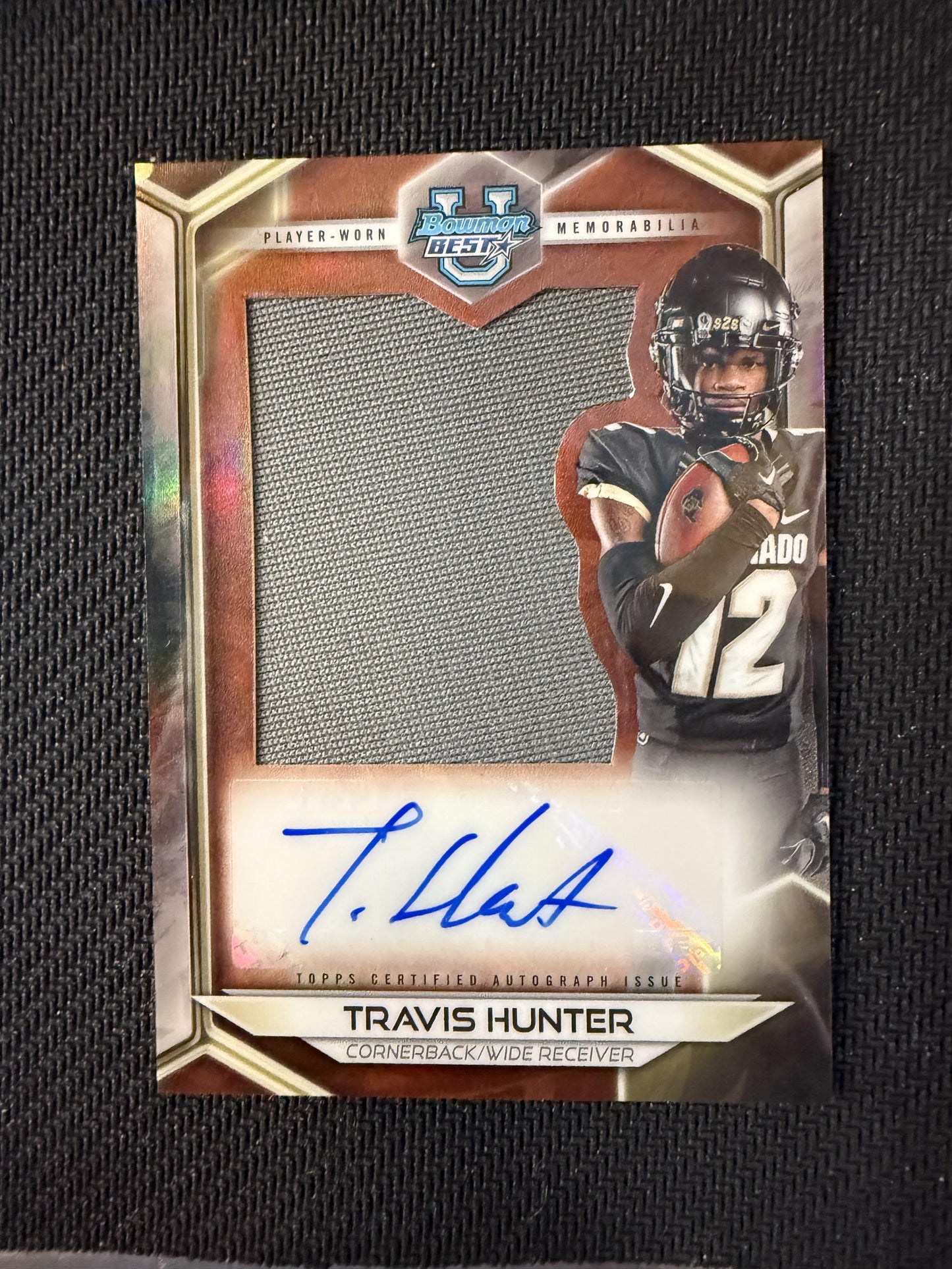 #JRA-TH Travis Hunter 2023 Bowman Best U Auto Patch