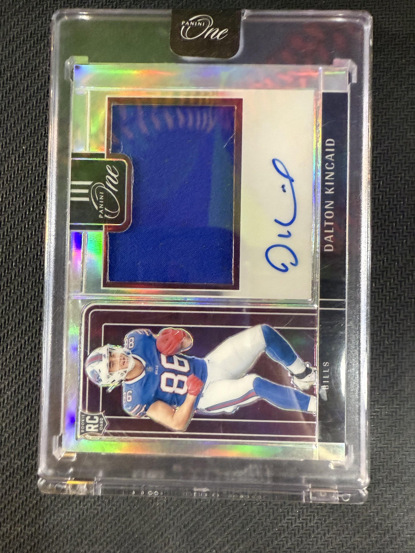#321 Dalton Kincaid 2023 Panini One SN,MEM,AU Auto #/99 Buffalo Bills sports