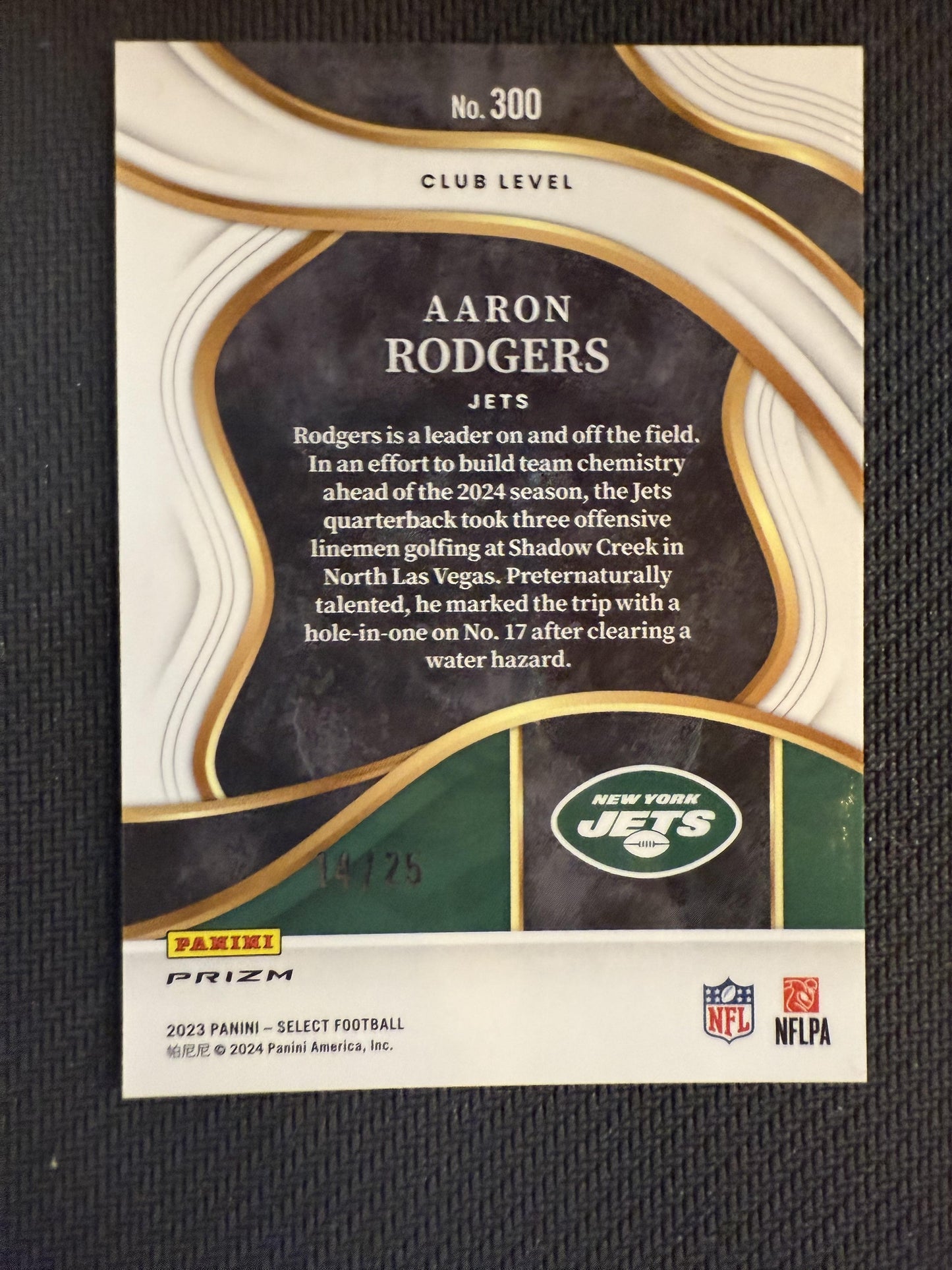 # Aaron Rodgers select New York Jets sports