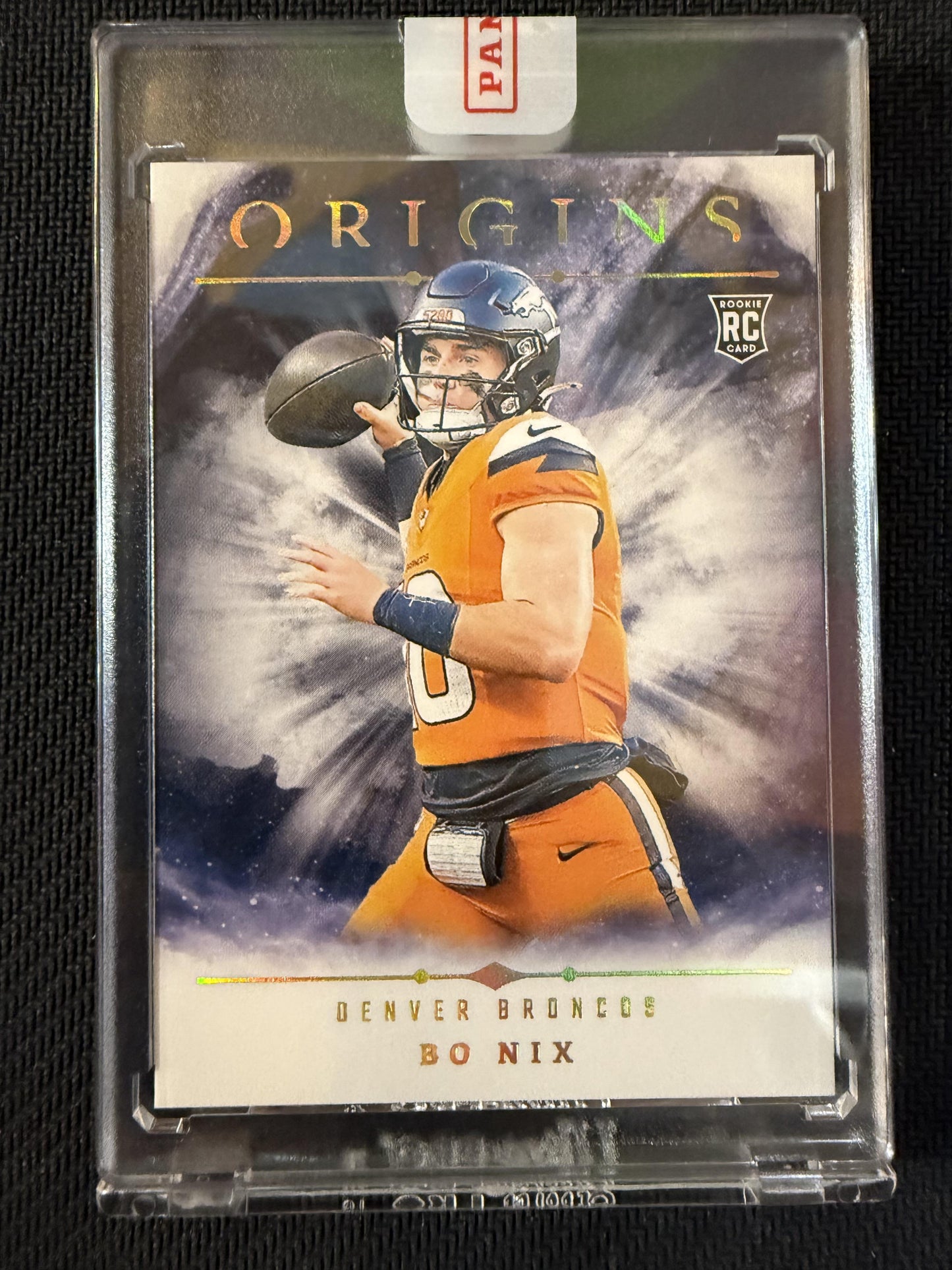 #155 Bo Nix 2024 Panini Origins Mystery Redemption