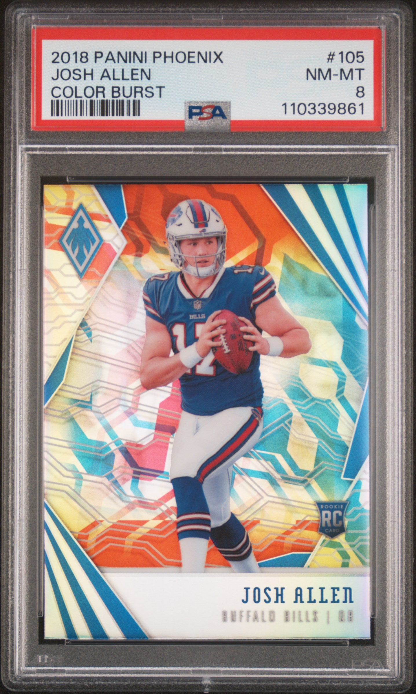 #105 Josh Allen 2018 Panini Phoenix 8 Rytíři Kladno NM-MT sports Color Burst