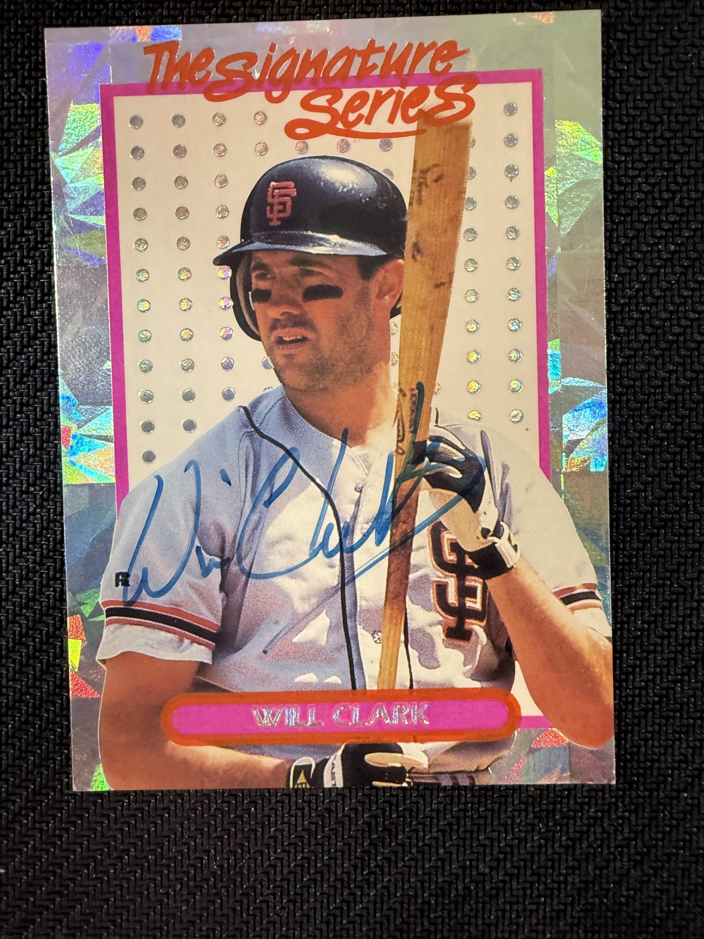 Will Clark 1992 Leaf The Signature Series Will Clark /5000