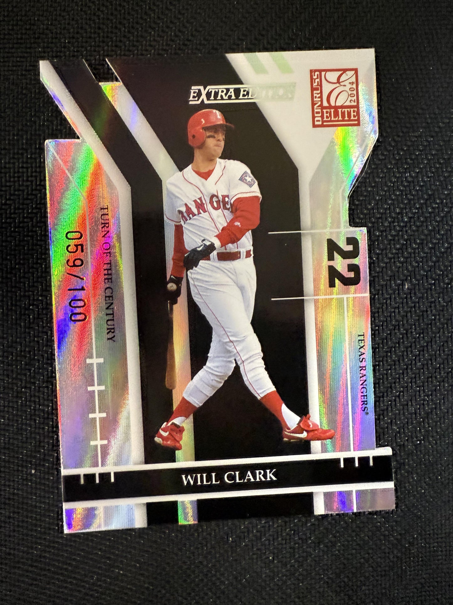 #206 Will Clark 2004 Donruss Elite Extra Edition /100 Turn of the Century