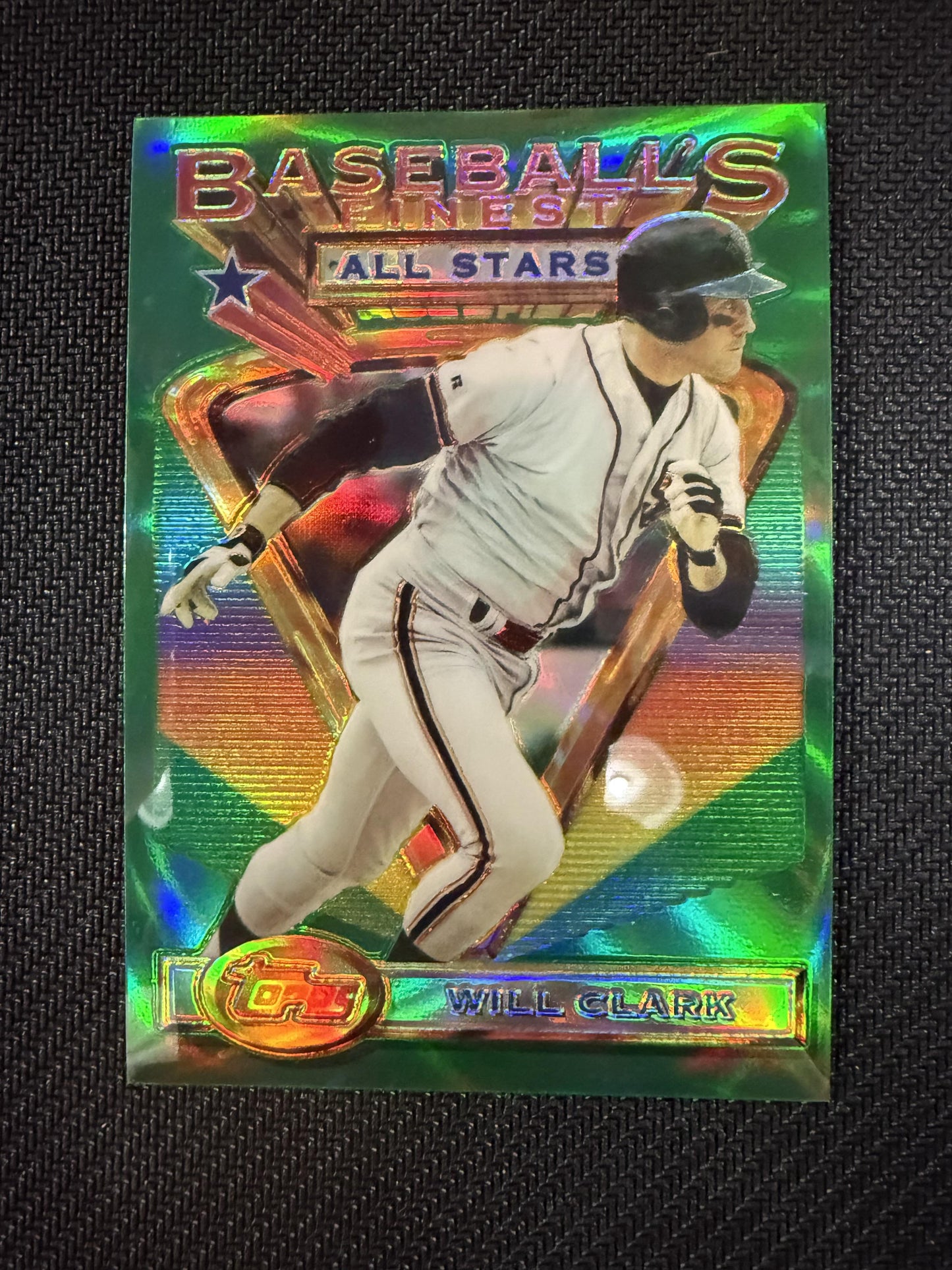 #108 Will Clark 1993 Finest San Francisco Giants sports Refractors