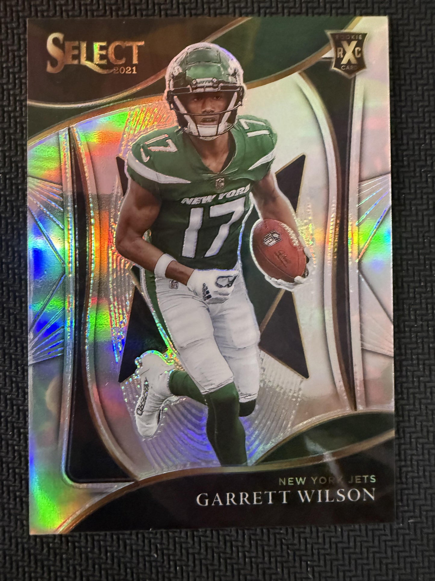 #412 Garrett Wilson 2021 Panini Select New York Jets sports