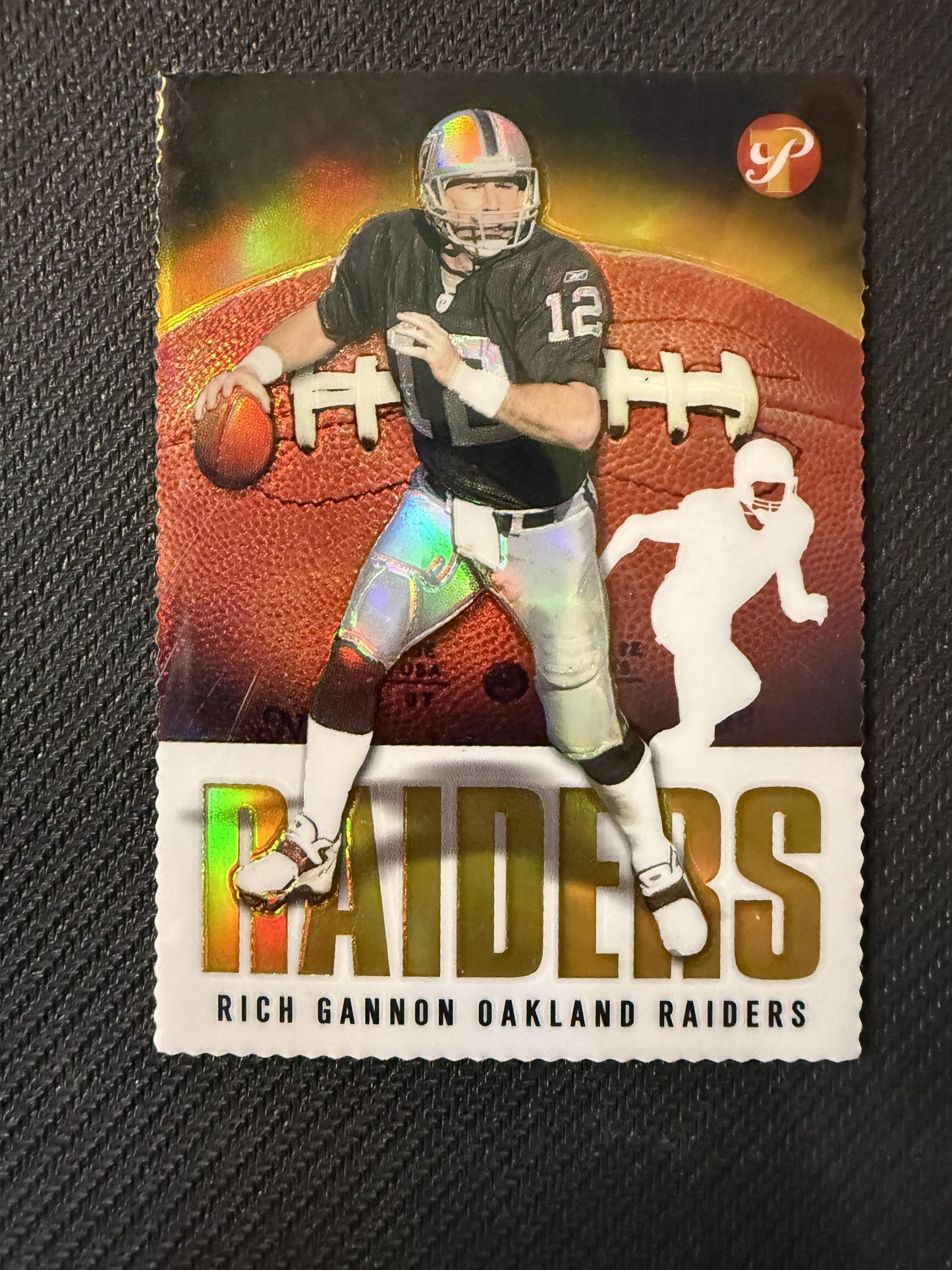 #2 Rich Gannon 2003 Topps Pristine SN #/150 Oakland Raiders Gold Refractors