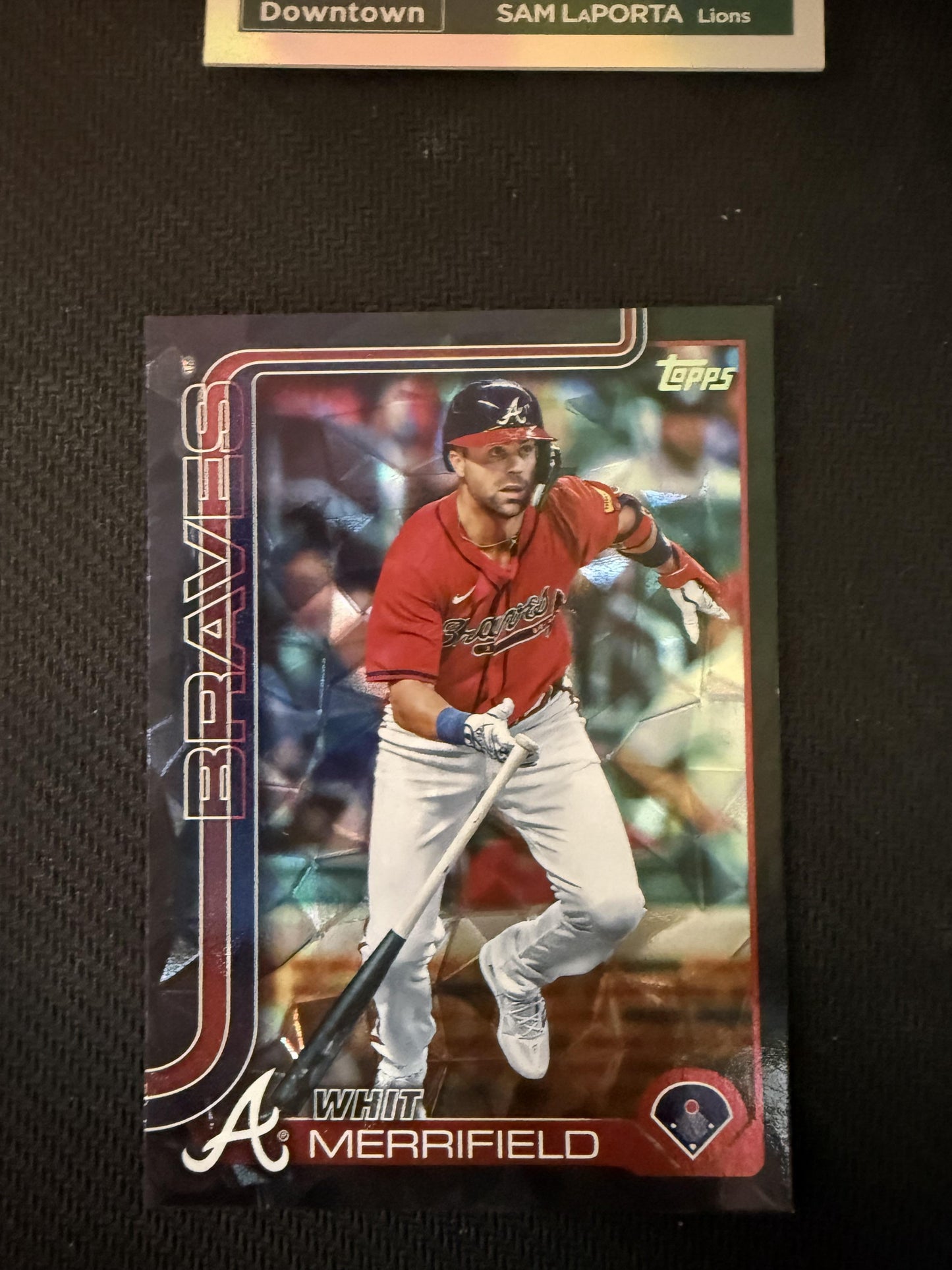 #429 Whit Merrifield 2025 Topps SN Atlanta Braves sports Black Diamante