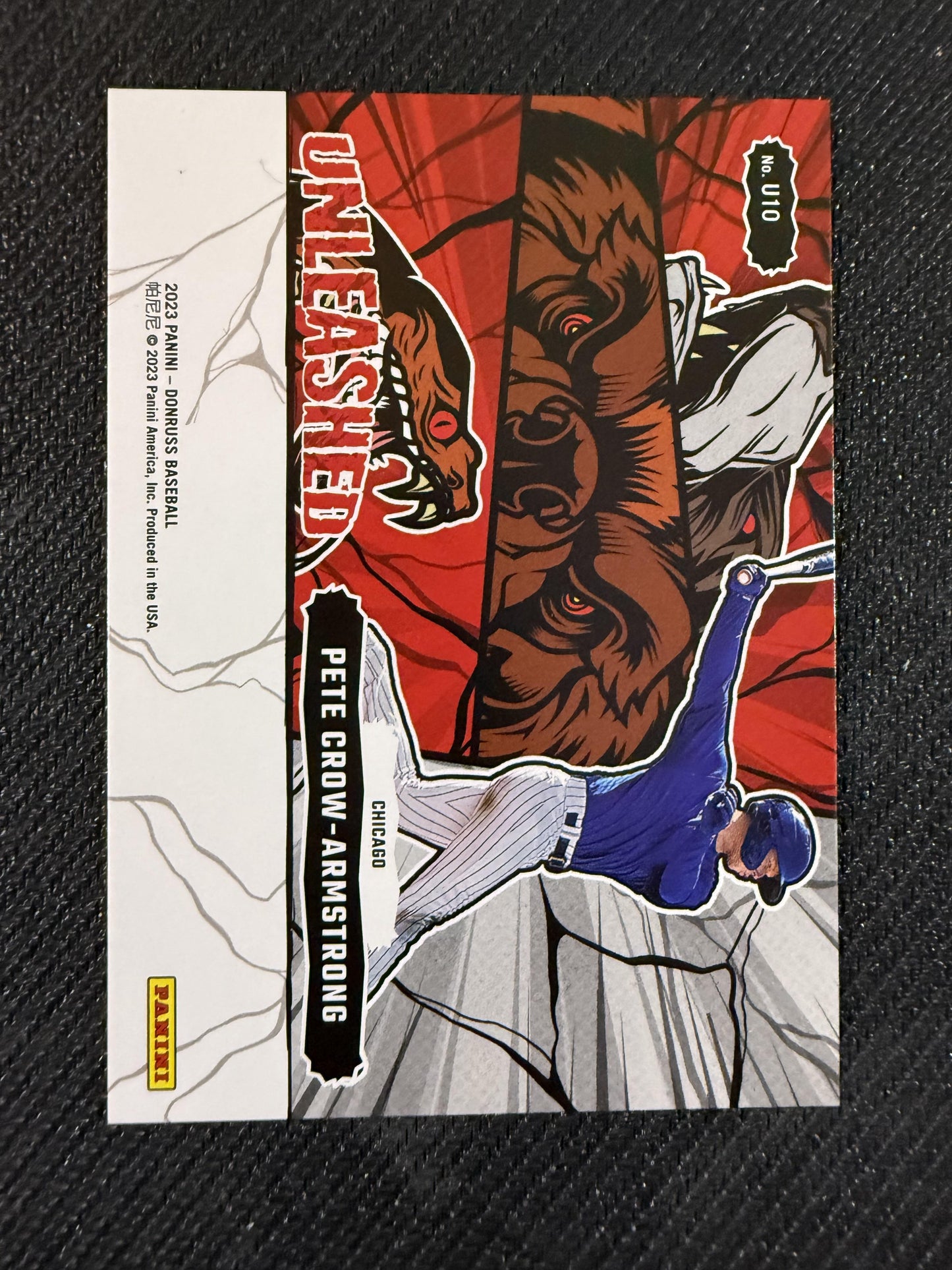 #U10 Pete Crow-Armstrong 2023 Donruss SN #/99 Chicago Cubs sports Unleashed Gold