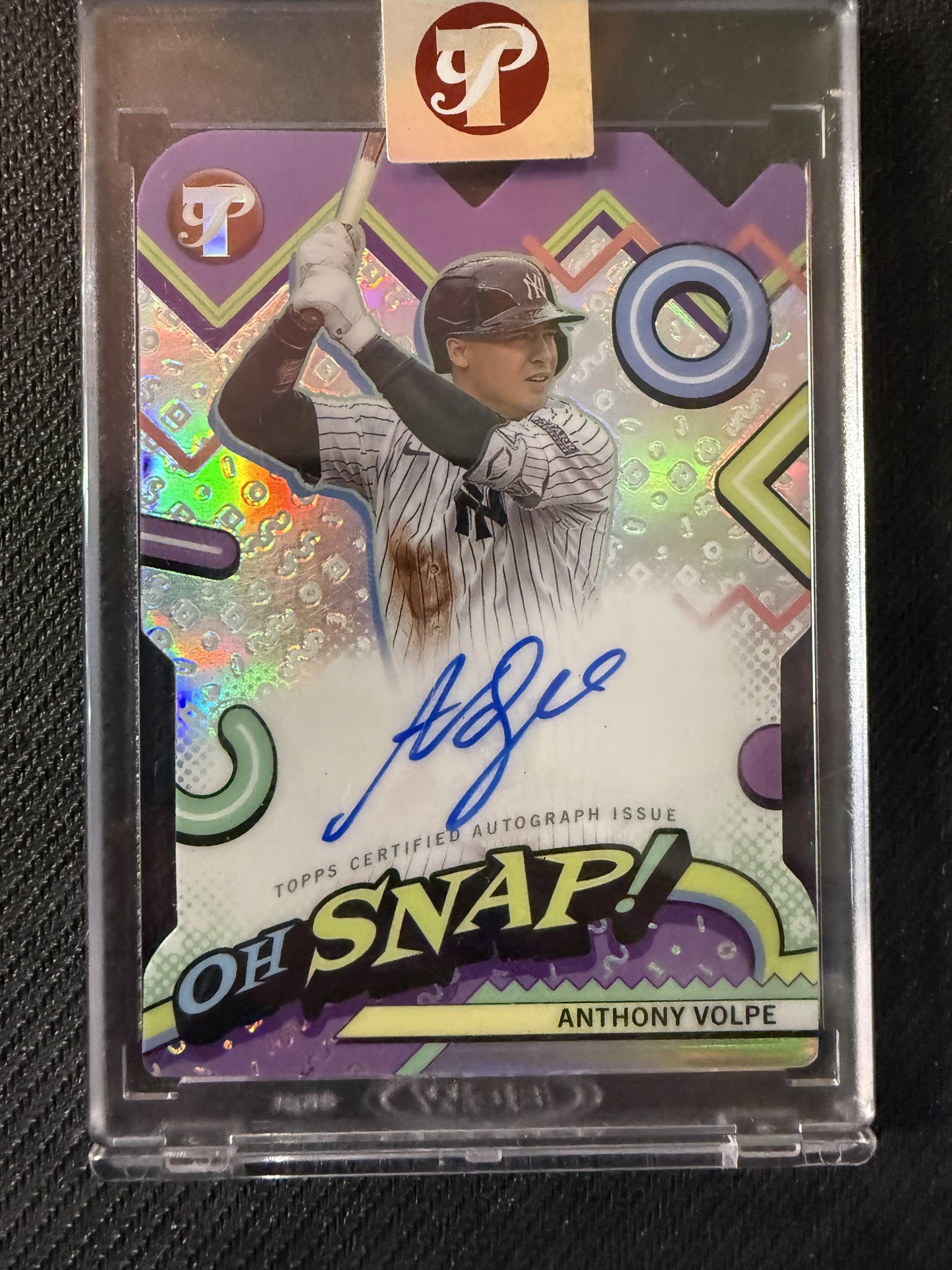 #OSA-AV Anthony Volpe 2024 Topps Pristine AU Auto Yankees Oh Snap! Autographs