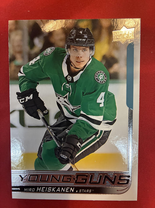 #246 Miro Heiskanen 2018-19 Upper Deck RC Rookie Dallas Stars sports