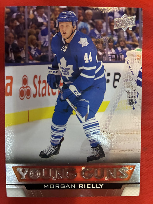 #218 Morgan Rielly 2013-14 Upper Deck RC Rookie Toronto Maple Leafs sports