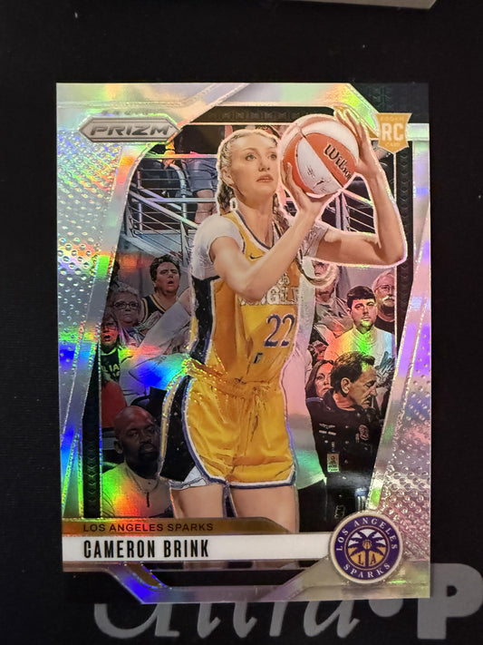 #127 Cameron Brink 2024 Panini Prizm WNBA RC Rookie Los Angeles Sparks Silver