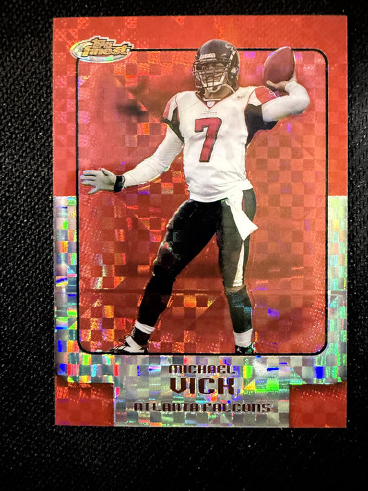 #74 Michael Vick 2006 Finest SN #/250 Atlanta Falcons sports Xfractors