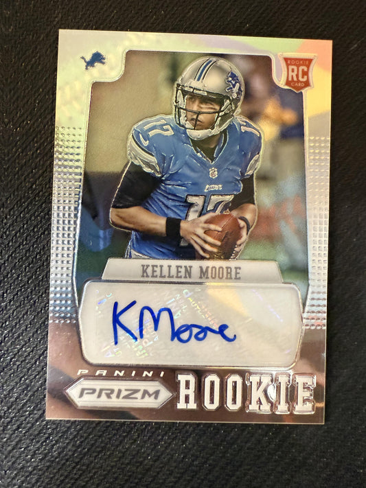 #273 Kellen Moore 2012 Panini Prizm SN,RC,AU Rookie Auto #/499 Lions Autographs