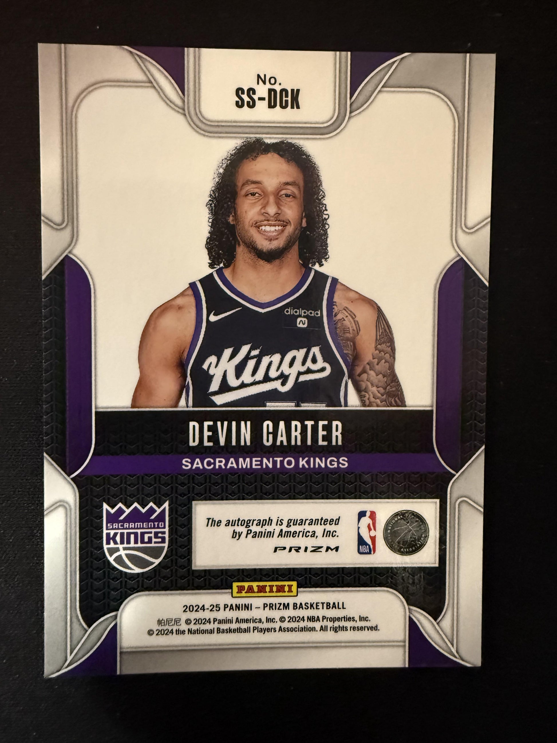 #SS-DCK Devin Carter 2024 Panini Prizm Auto Sensational Signatures Dragon Year