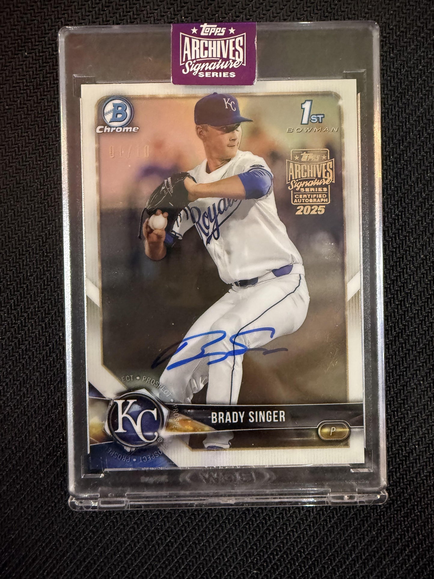#BDC-135 2025 TOPPS ARCHIVES SIGNATURE SERIES BRADY SINGER AUTO /10