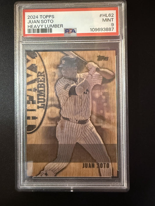 #HL-62 Juan Soto 2024 Topps Update New York Yankees sports Heavy Lumber