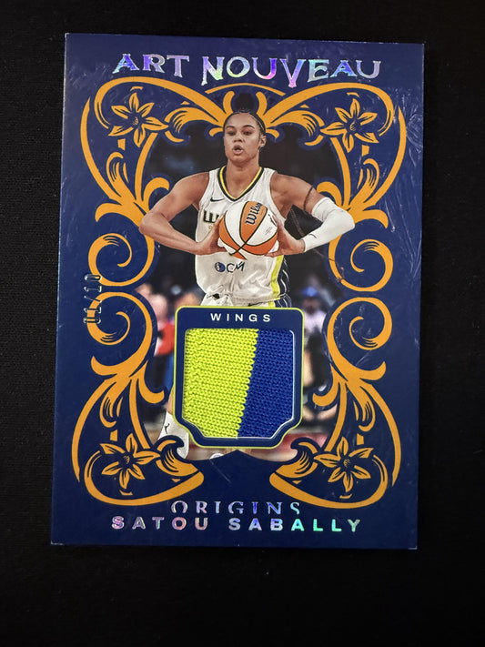 #AN-STS Satou Sabally 2024 Panini Origins WNBA /10 Wings Art Nouveau Gold