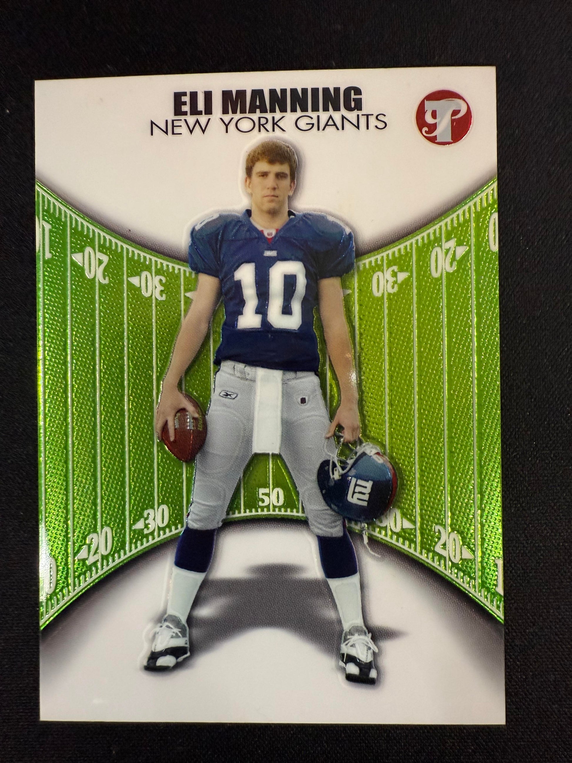 #88 Eli Manning 2004 Topps Pristine SN #/999 New York Giants sports