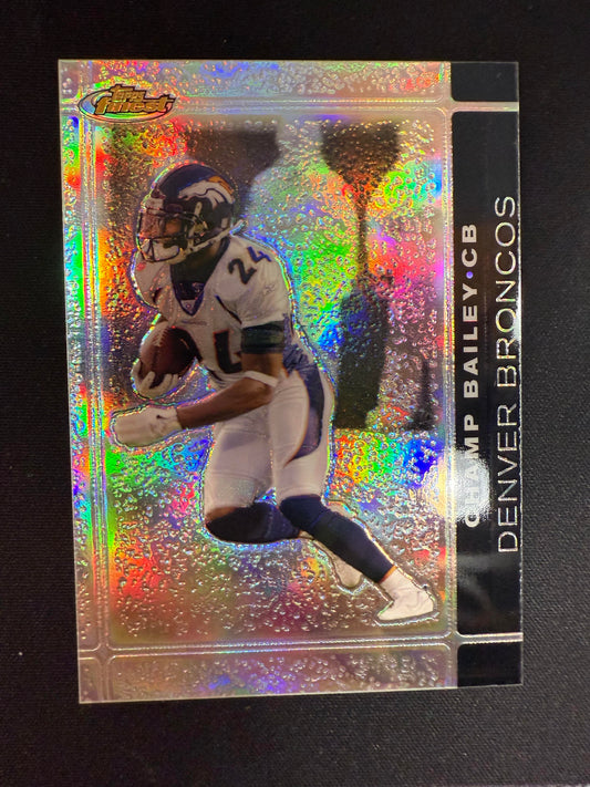 #91 Champ Bailey 2007 Finest SN #/99 Denver Broncos sports Black Refractors