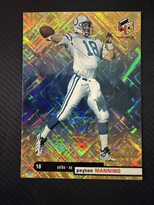 #AU23 Peyton Manning 1999 Upper Deck HoloGrFX Indianapolis Colts sports AuSome