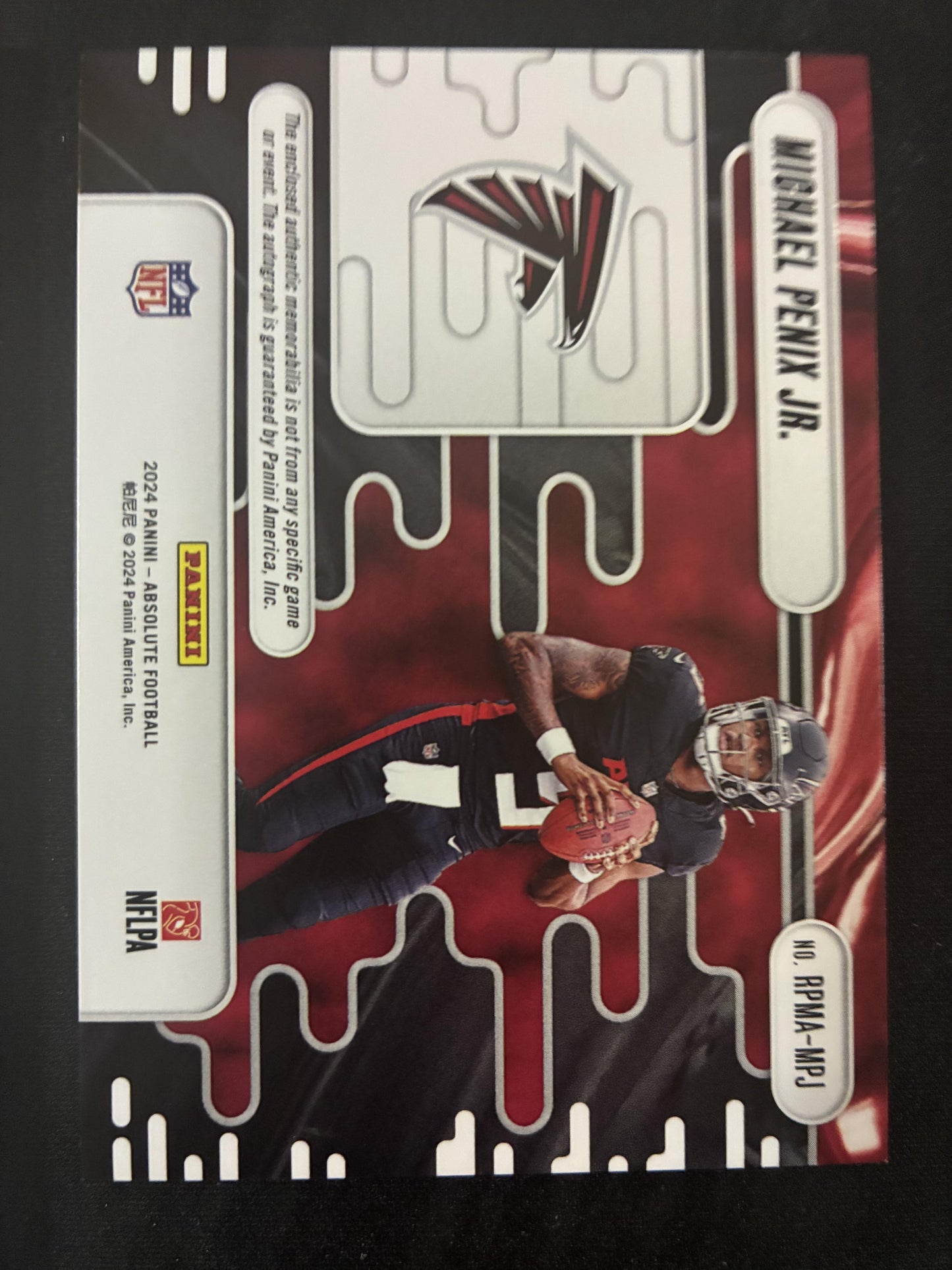 #RPMA-MPX Michael Penix Jr 2024 Panini Absolute /299 Rookie Premiere Auto