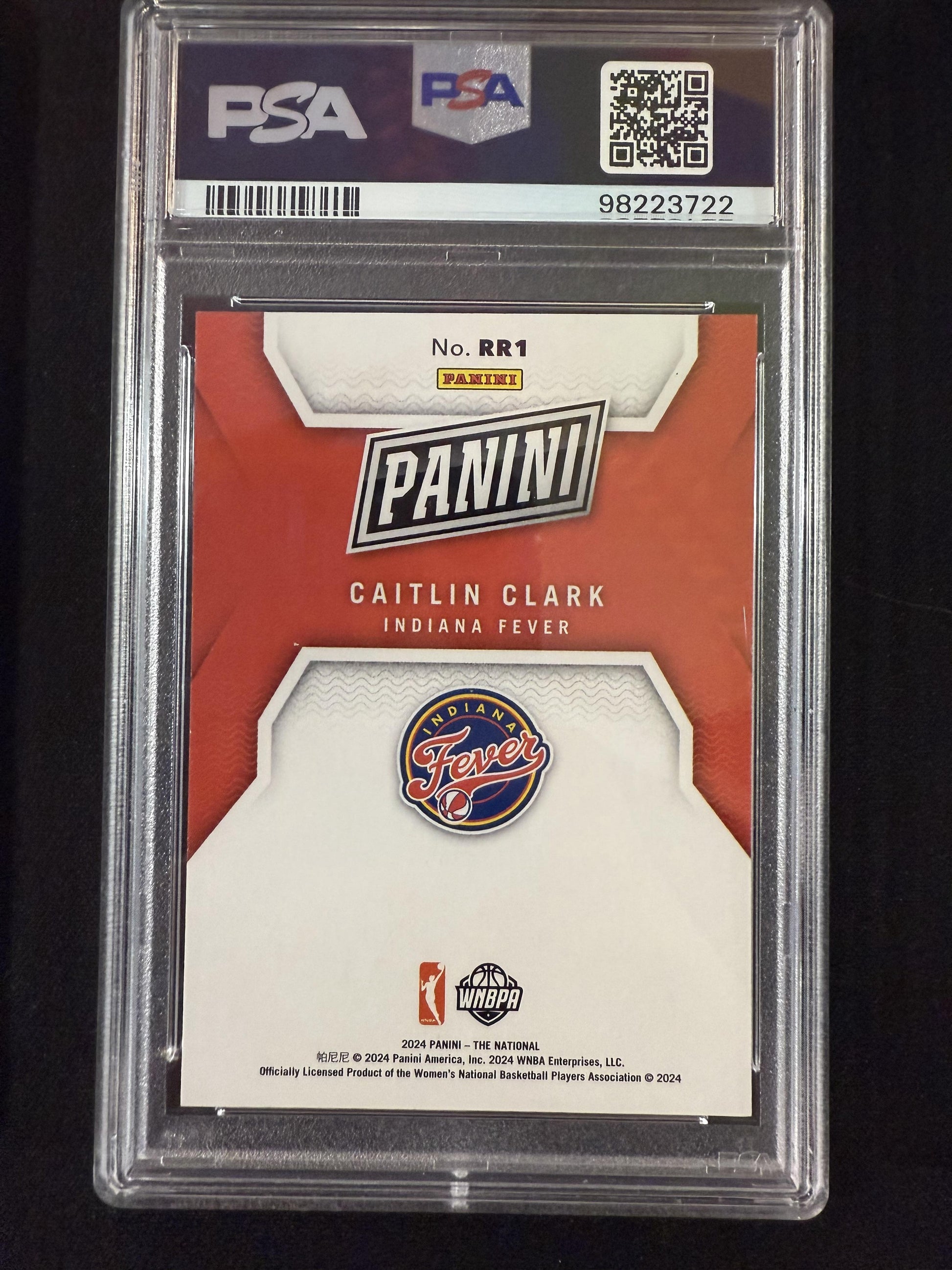 #RR1 Caitlin Clark 2024 Panini SILVER PACK Fever Rated Rookie