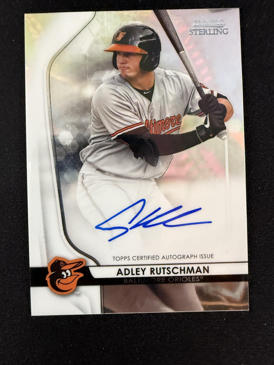 #BSPA-AR Adley Rutschman 2020 Bowman Sterling AU Auto Orioles Prospect
