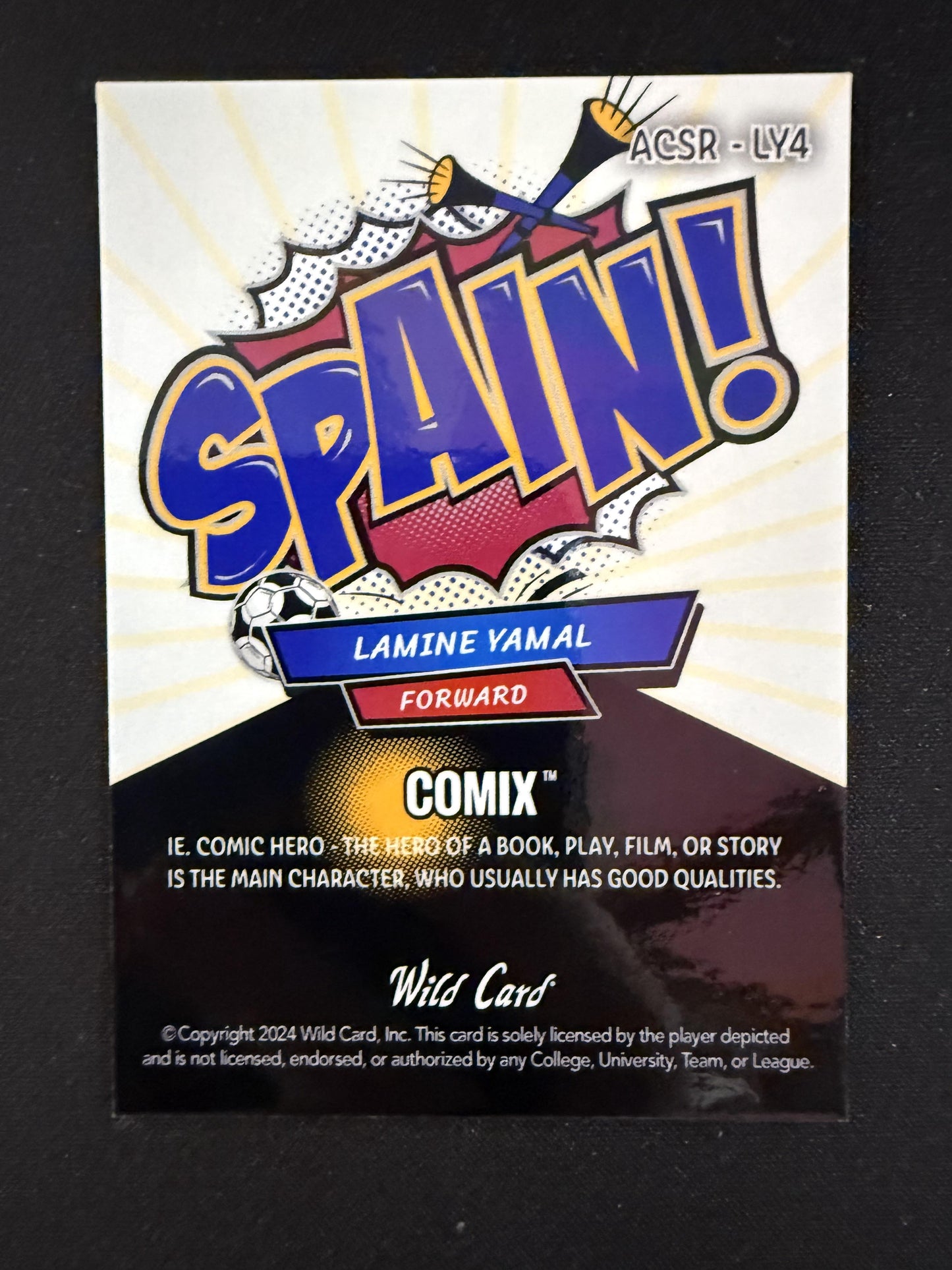 #ACSR-LY4 LAMINE YAMAL 2024 WILD CARD COMIX 1/1