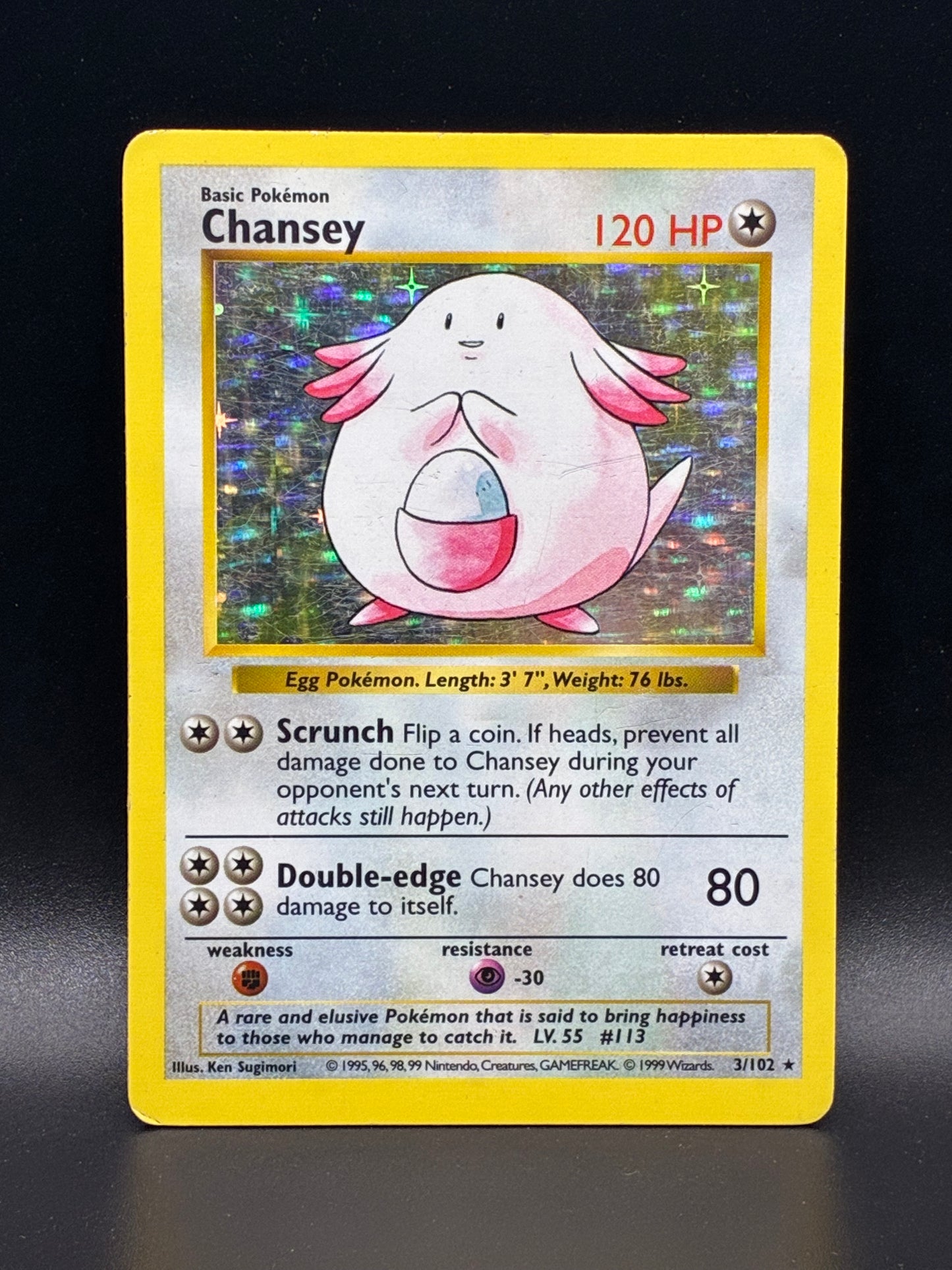 #003/102* Chansey Base Set