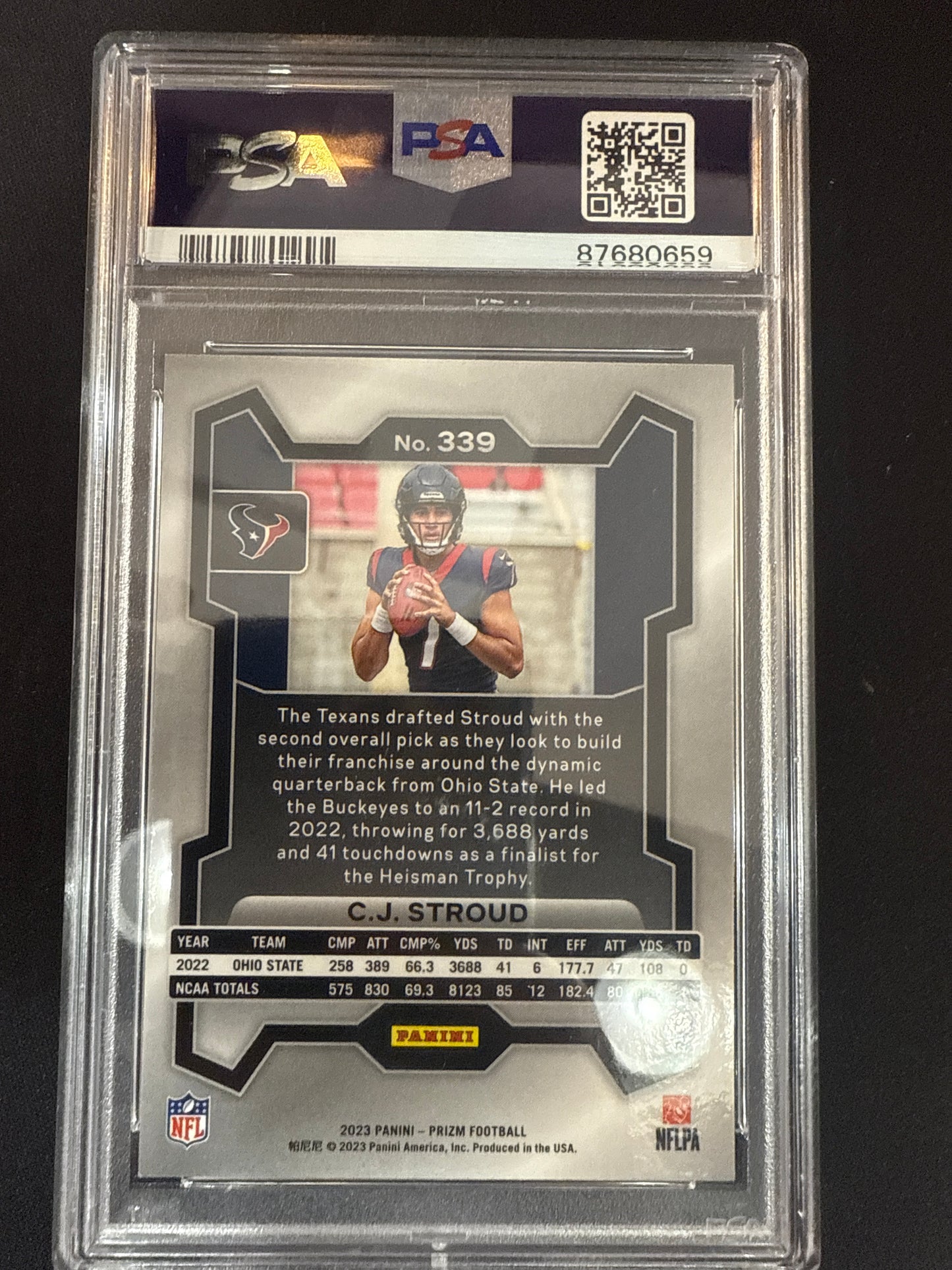 2023 Panini Prizm #339 C.J. Stroud