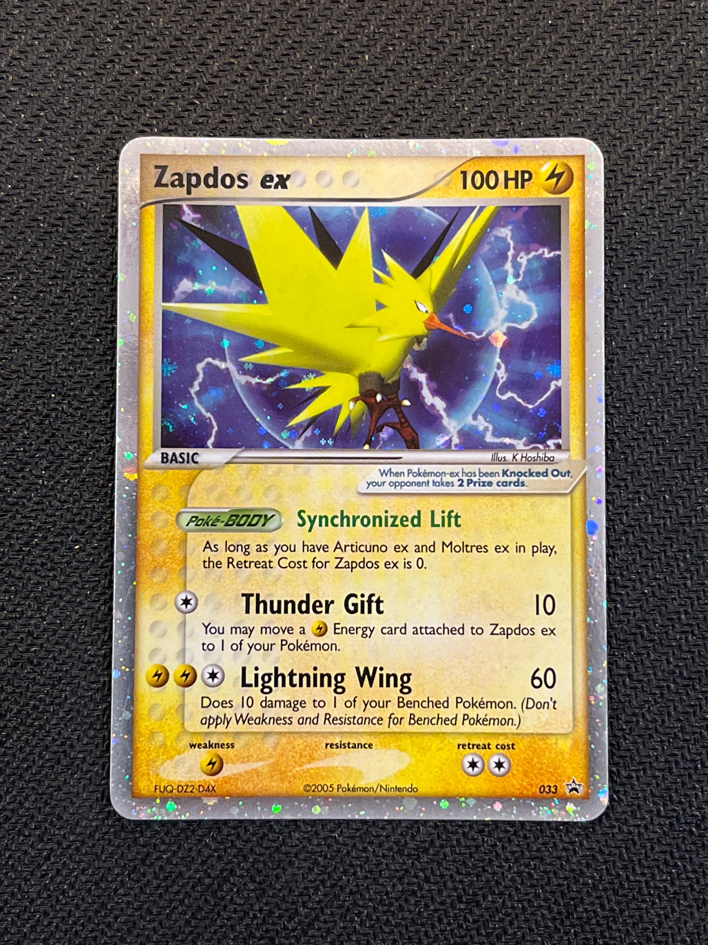 #033 Zapdos EX (Promo)