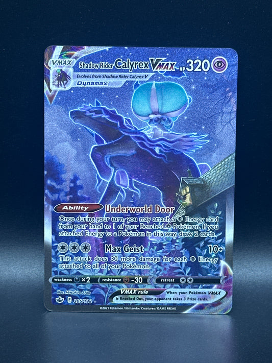 Shadow Rider Calyrex Vmax #205/198*  Chilling Reign
