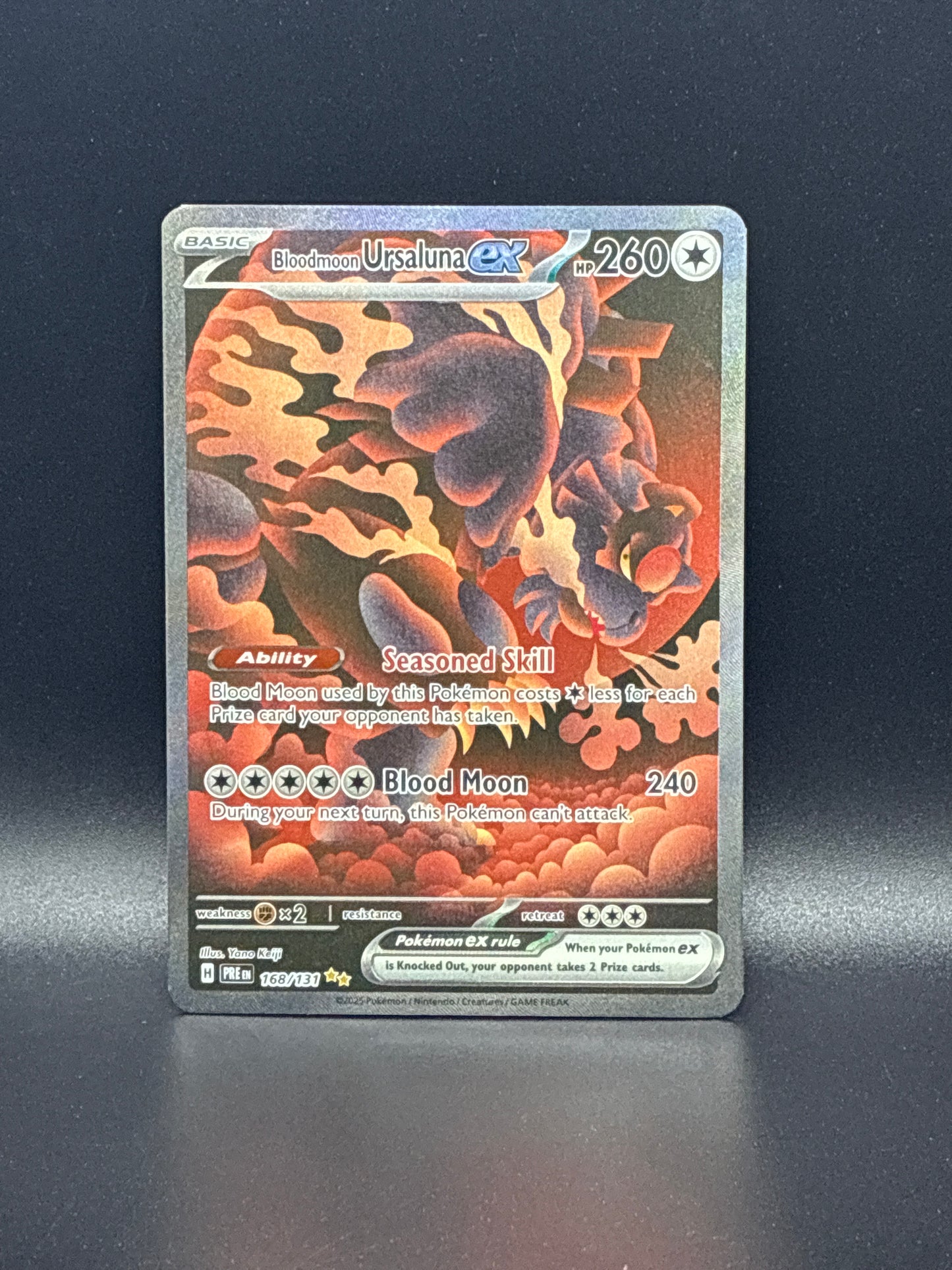 Bloodmoon Ursaluna ex (Special Illustration Rare) #168/131 - Prismatic Evolutions