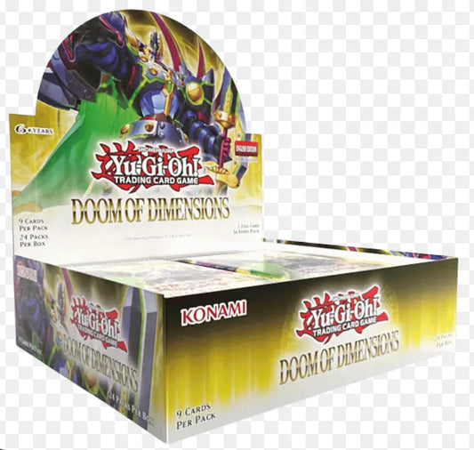Yu-Gi-Oh! Doom Of Dimensions booster box