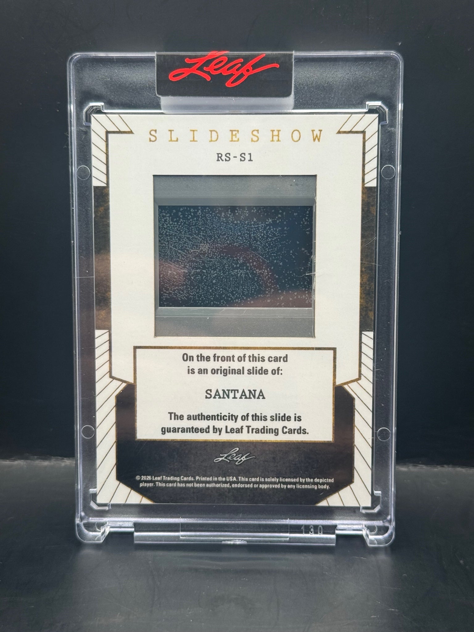 #RS-S1 SANTANA 2026 LEAF SLIDESHOW sports