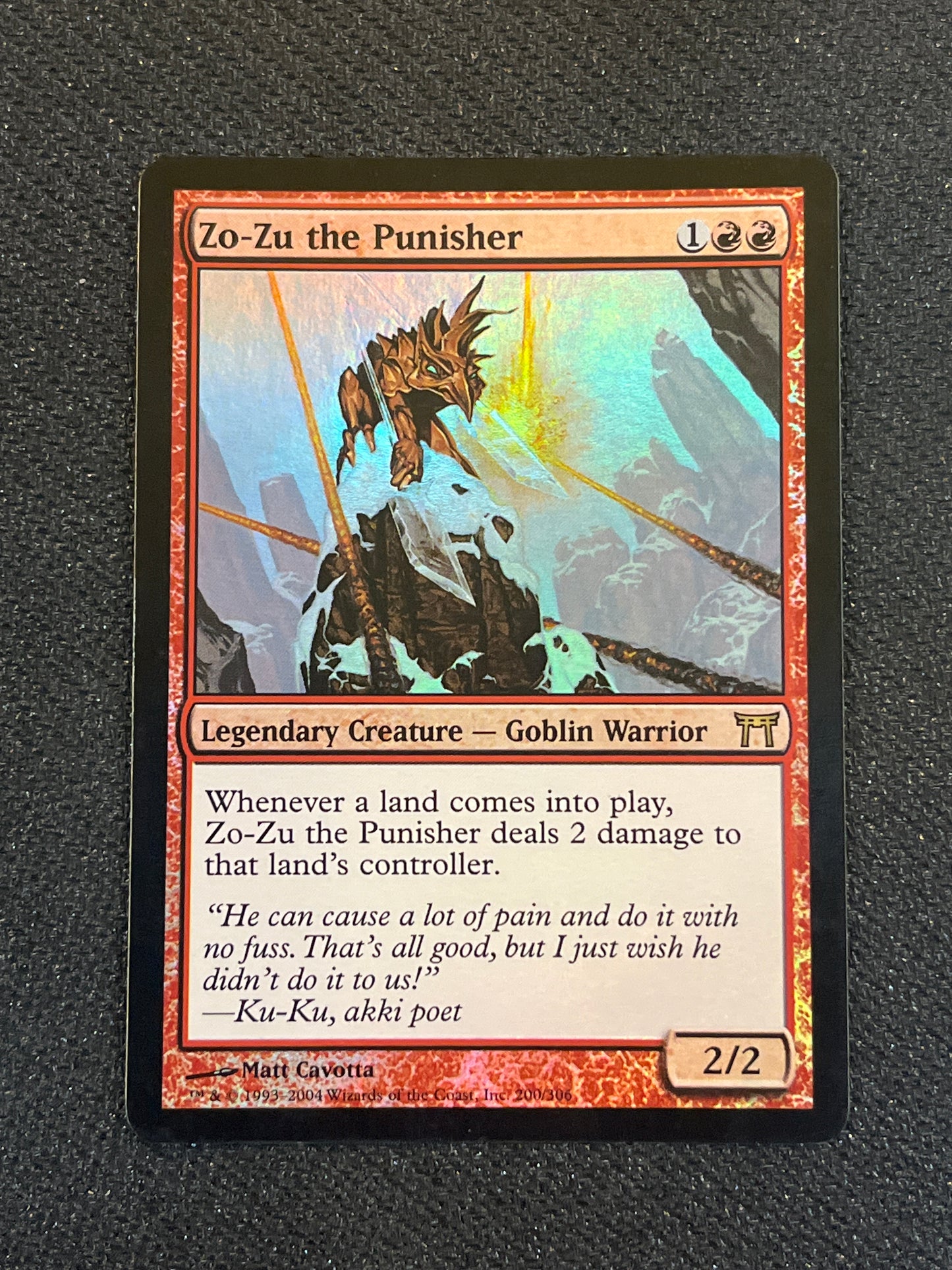 #200 Zo-Zu the Punisher (Foil) Champions of Kamigawa MTG Magic