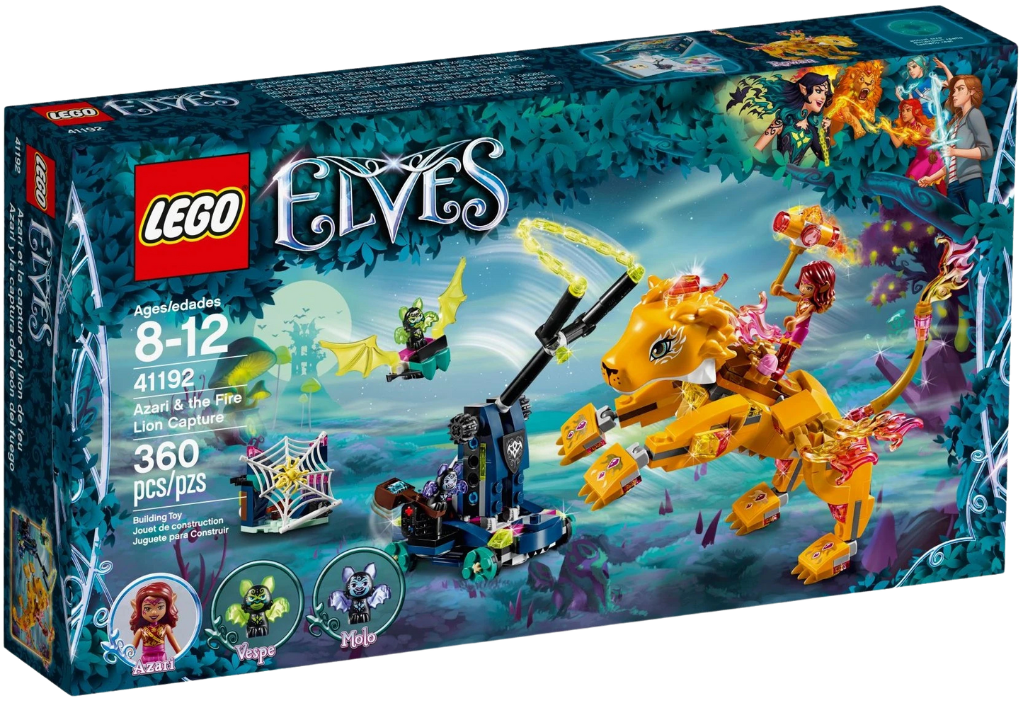 41192 Azari & the Fire Lion Capture Elves Lego Set