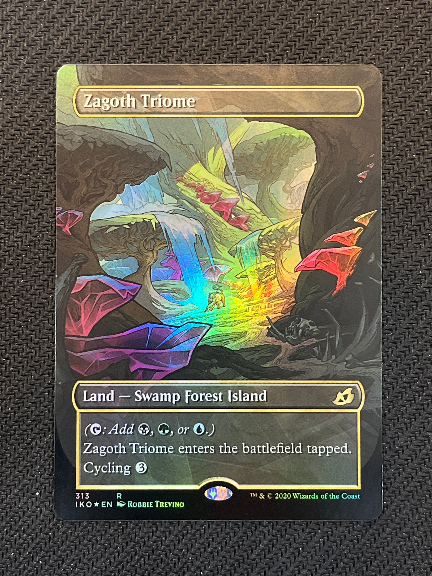 #313 Zagoth Triome (Foil) - Ikoria: Lair of Behemoths